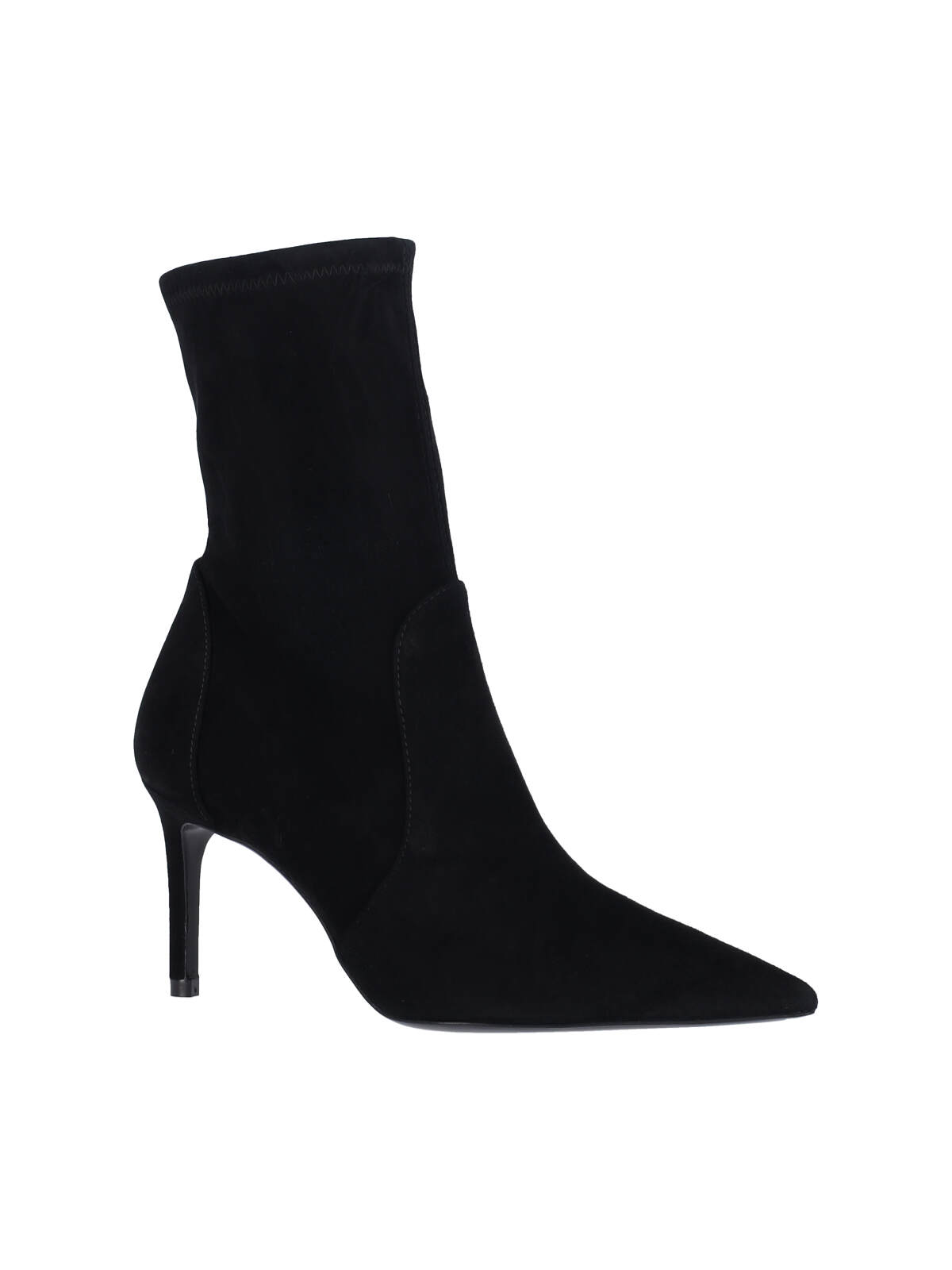 Stuart Weitzman Stuart Power Ankle Boots In Black