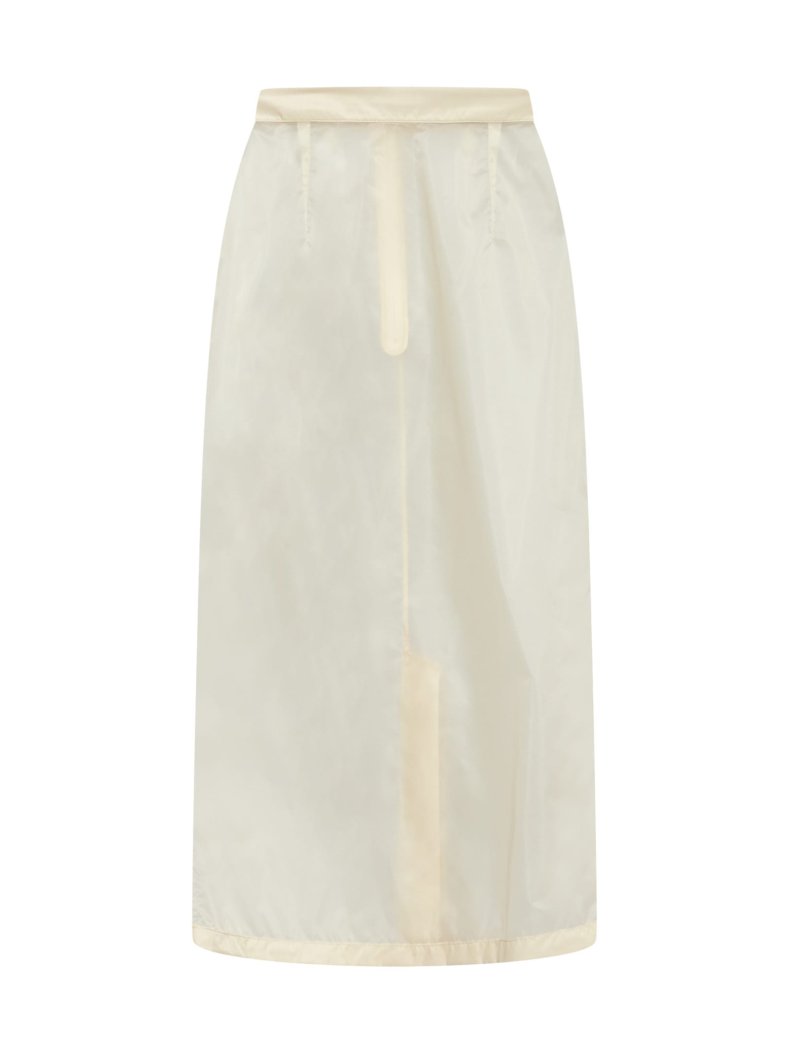 Shop Maison Margiela Skirt In Ivory