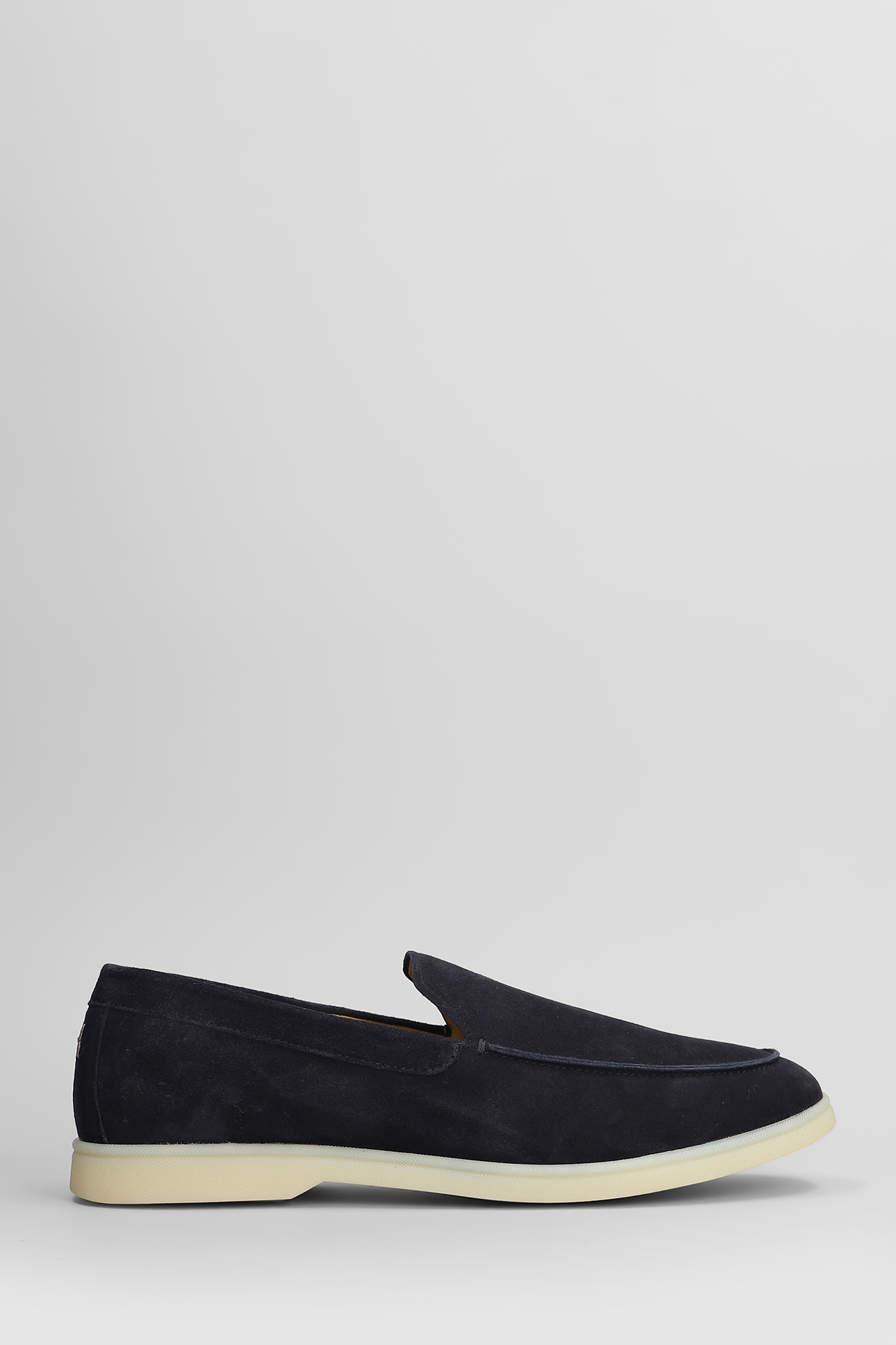 Loafers In Blue Suede