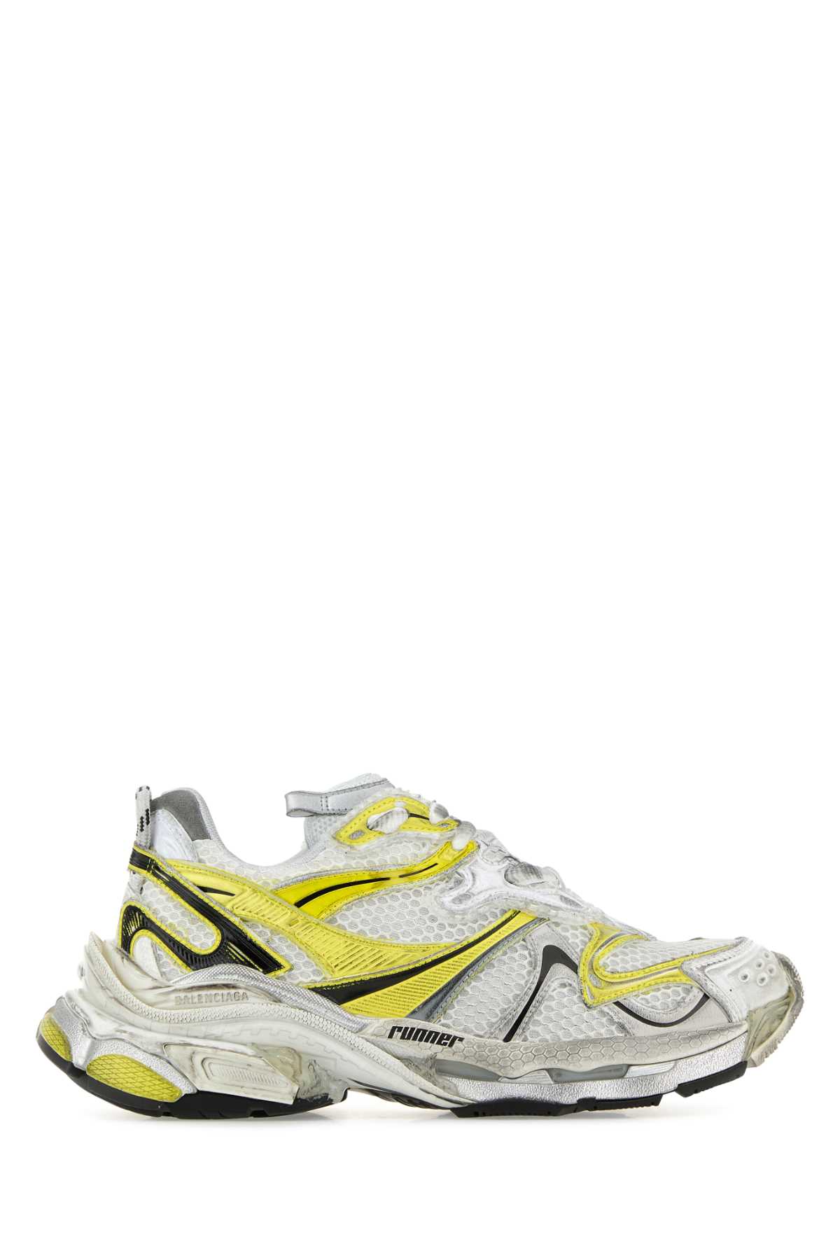 Shop Balenciaga Multicolor Runner 2 Sneakers In Whiteyellowblk