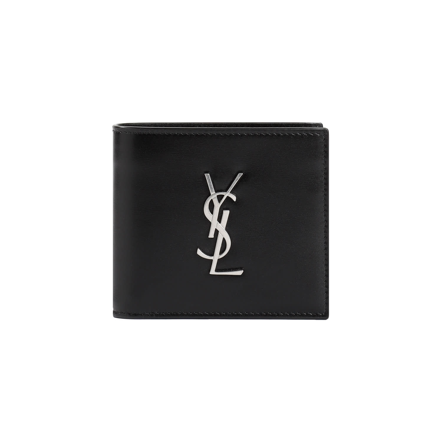 Saint Laurent Ysl Credit Card Holder In Black