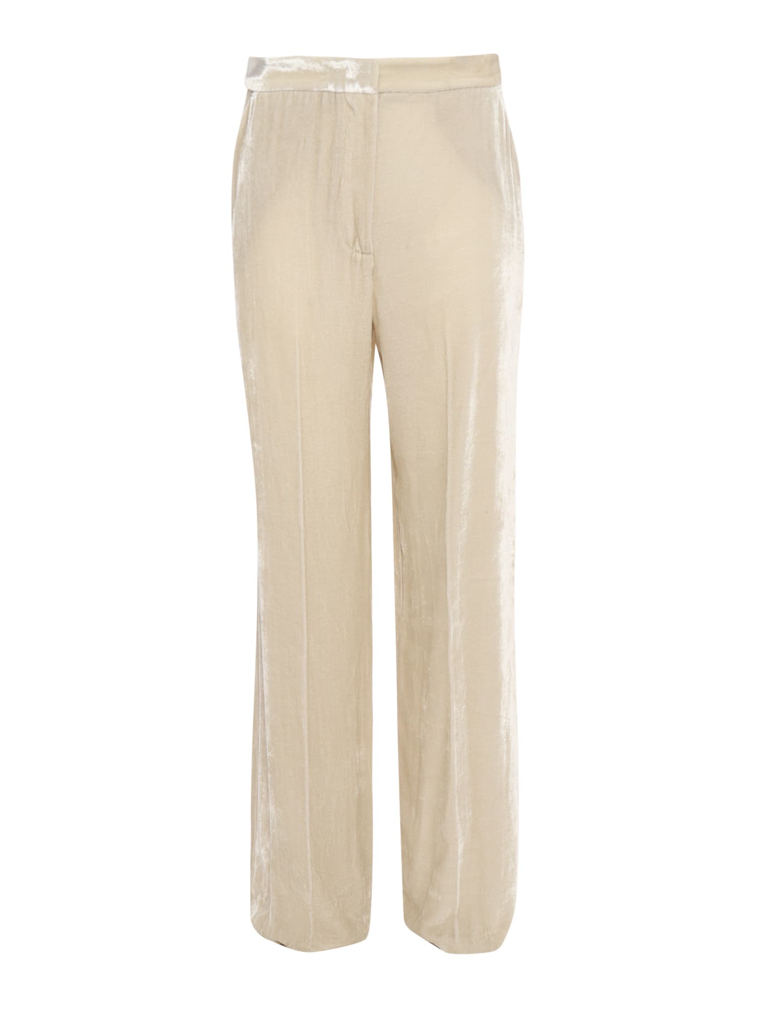 Shop P.a.r.o.s.h Pants In Beige