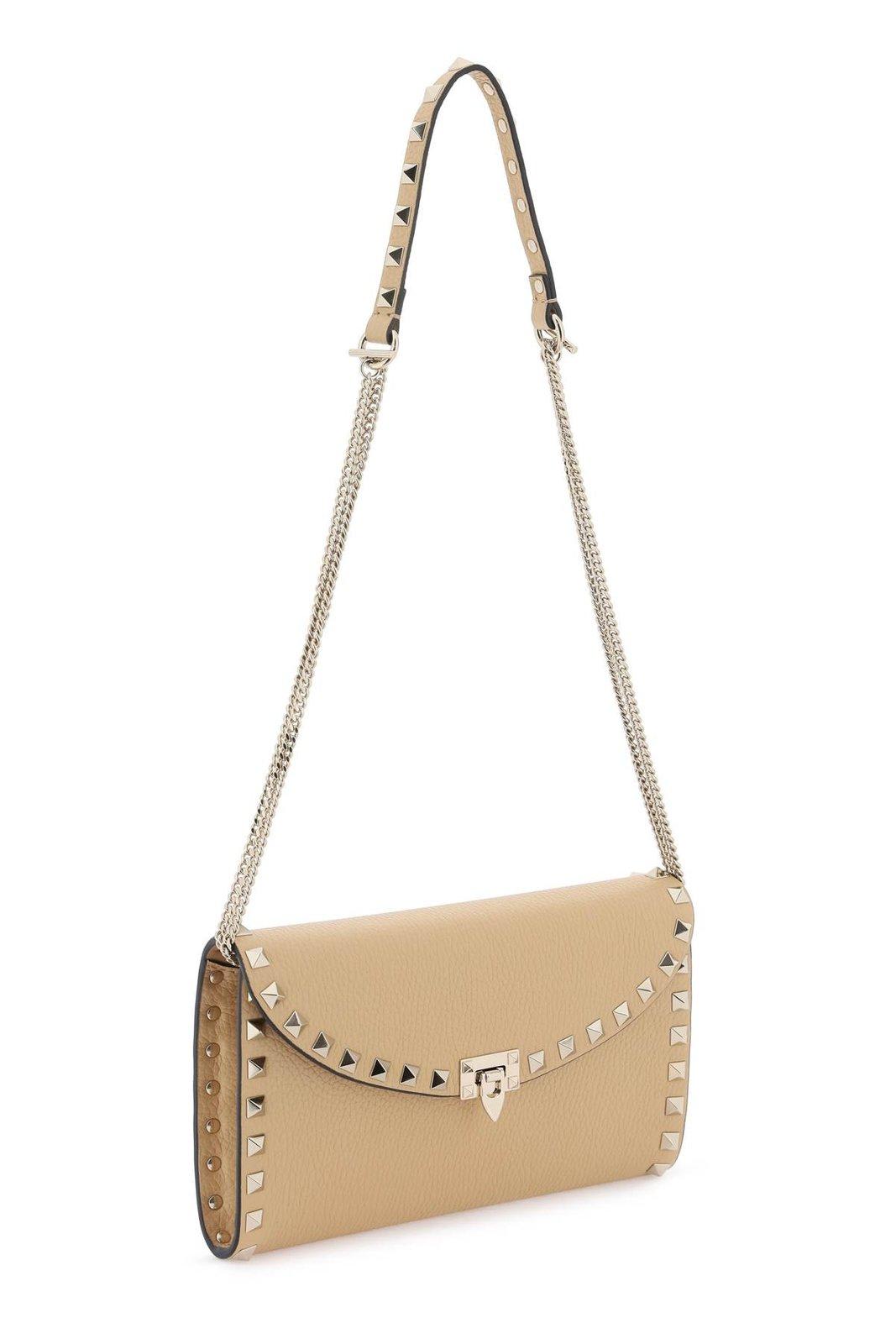 Valentino Mini Rockstud Studded In Cappuccino
