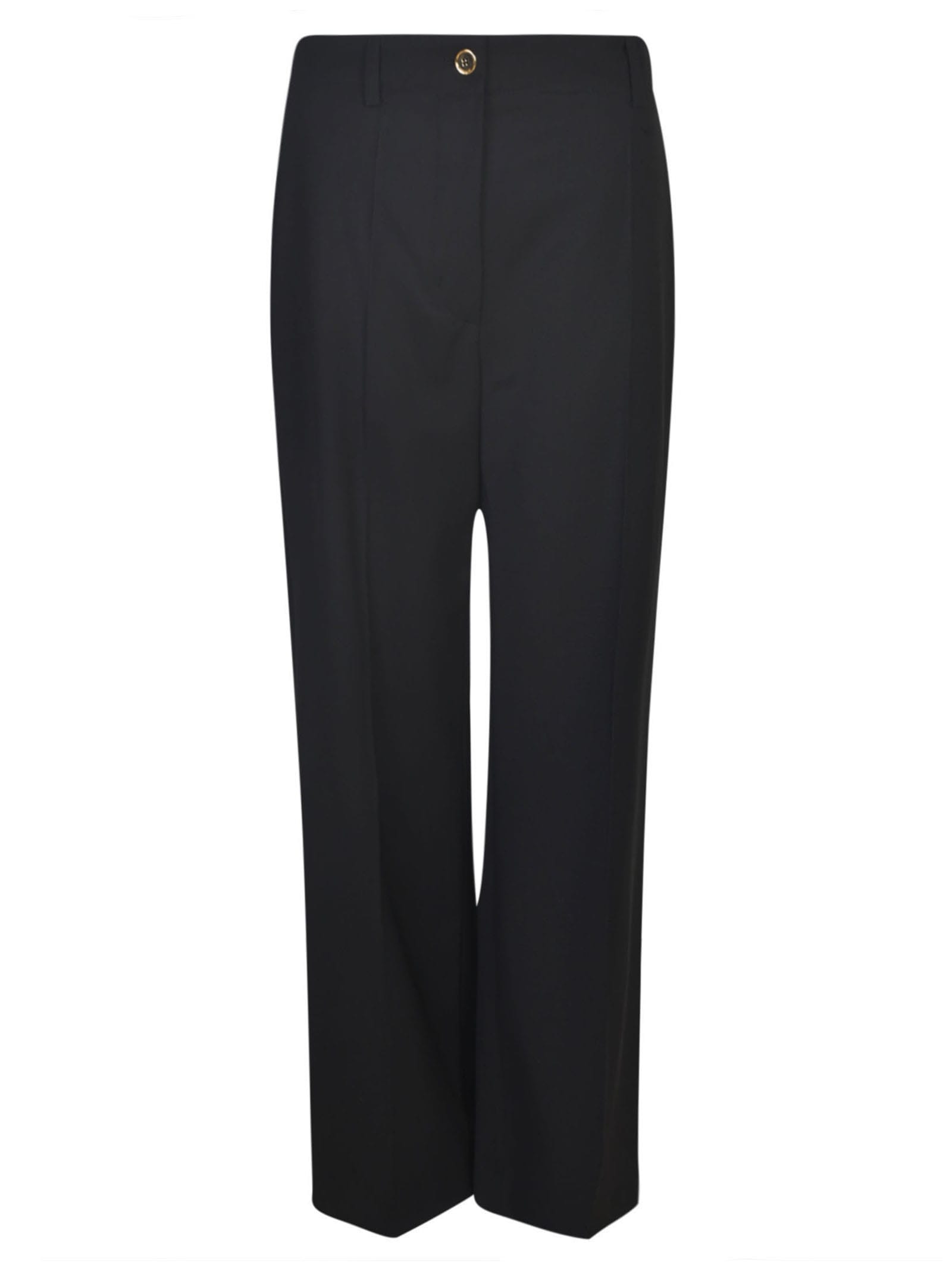 Shop Patou Iconic Long Trousers In Black