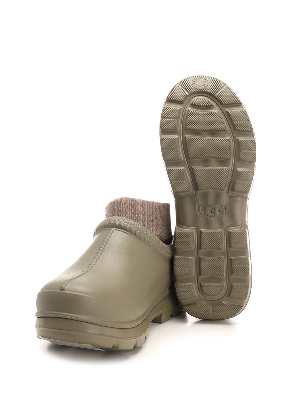 Shop Ugg Tasman Slip On Clogs In Beige