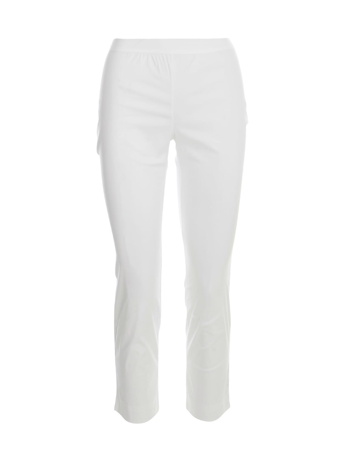 LIVIANA CONTI POPELINE LEGGINGS trousers,CNTK37088 A01 WHITE