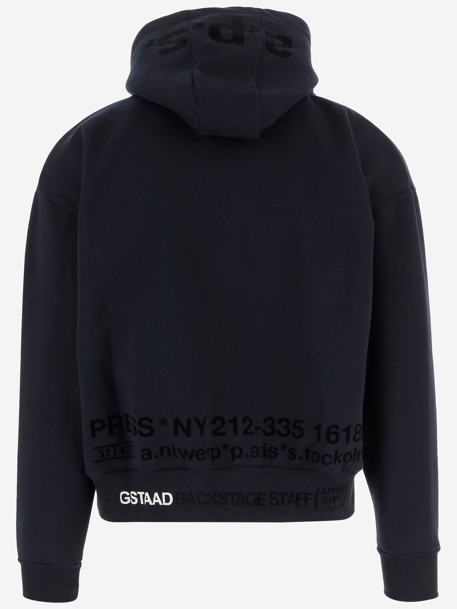 Après Surf Cotton Blend Sweatshirt With Logo In Blue