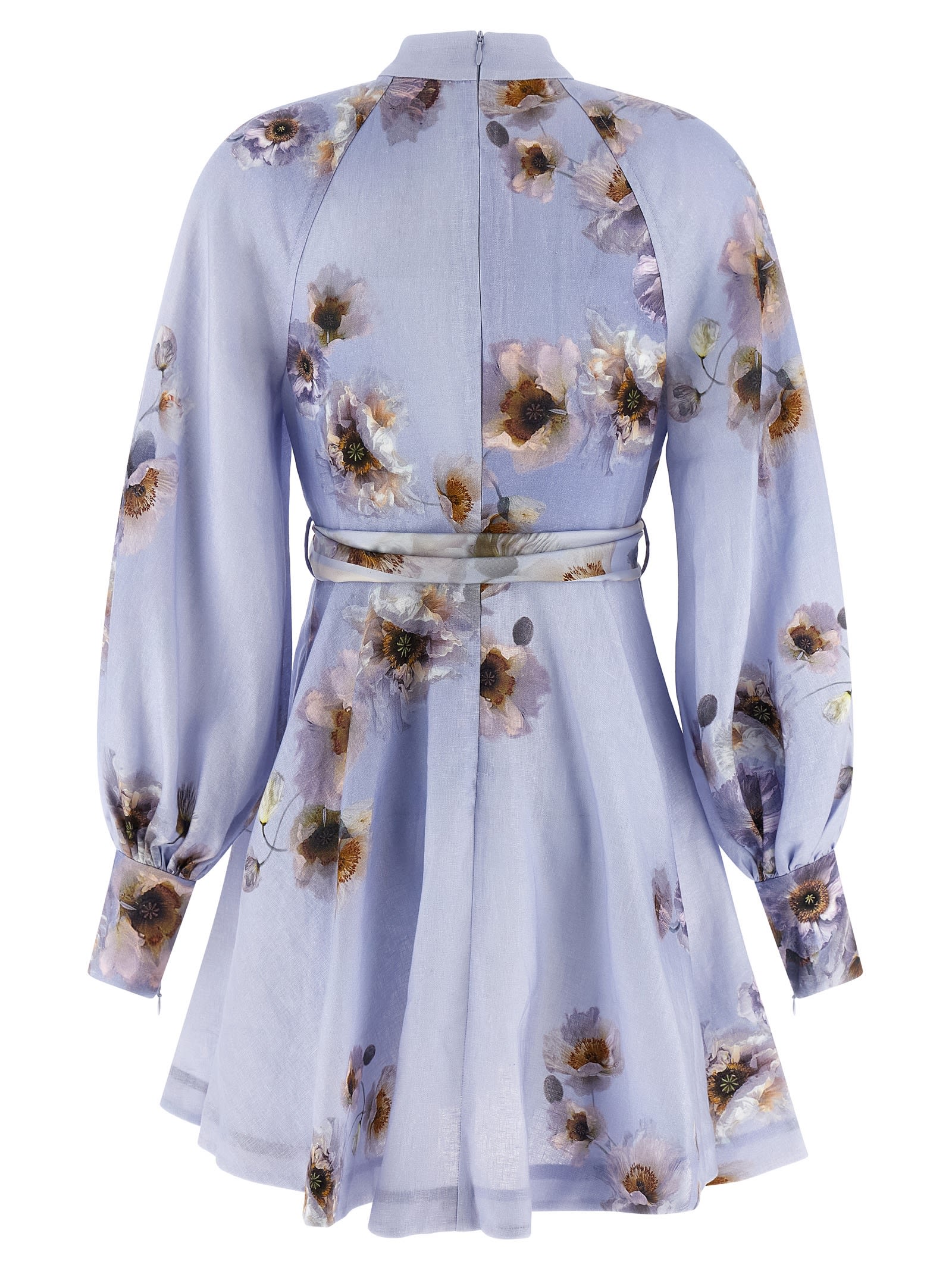 Zimmermann Mini Dress With Buttons Hypnotic In Multi
