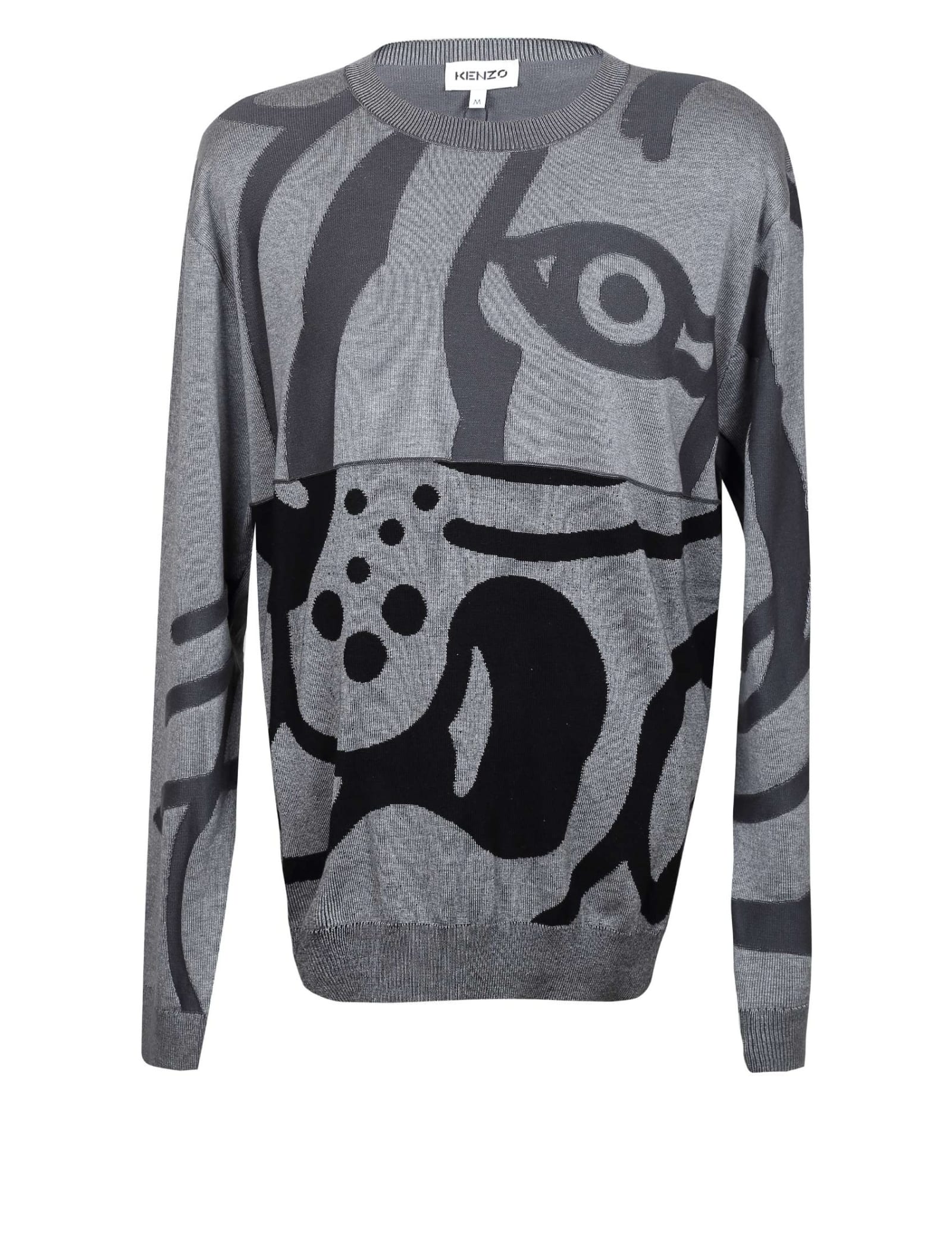 Kenzo K-tiger Sweater In Cotton