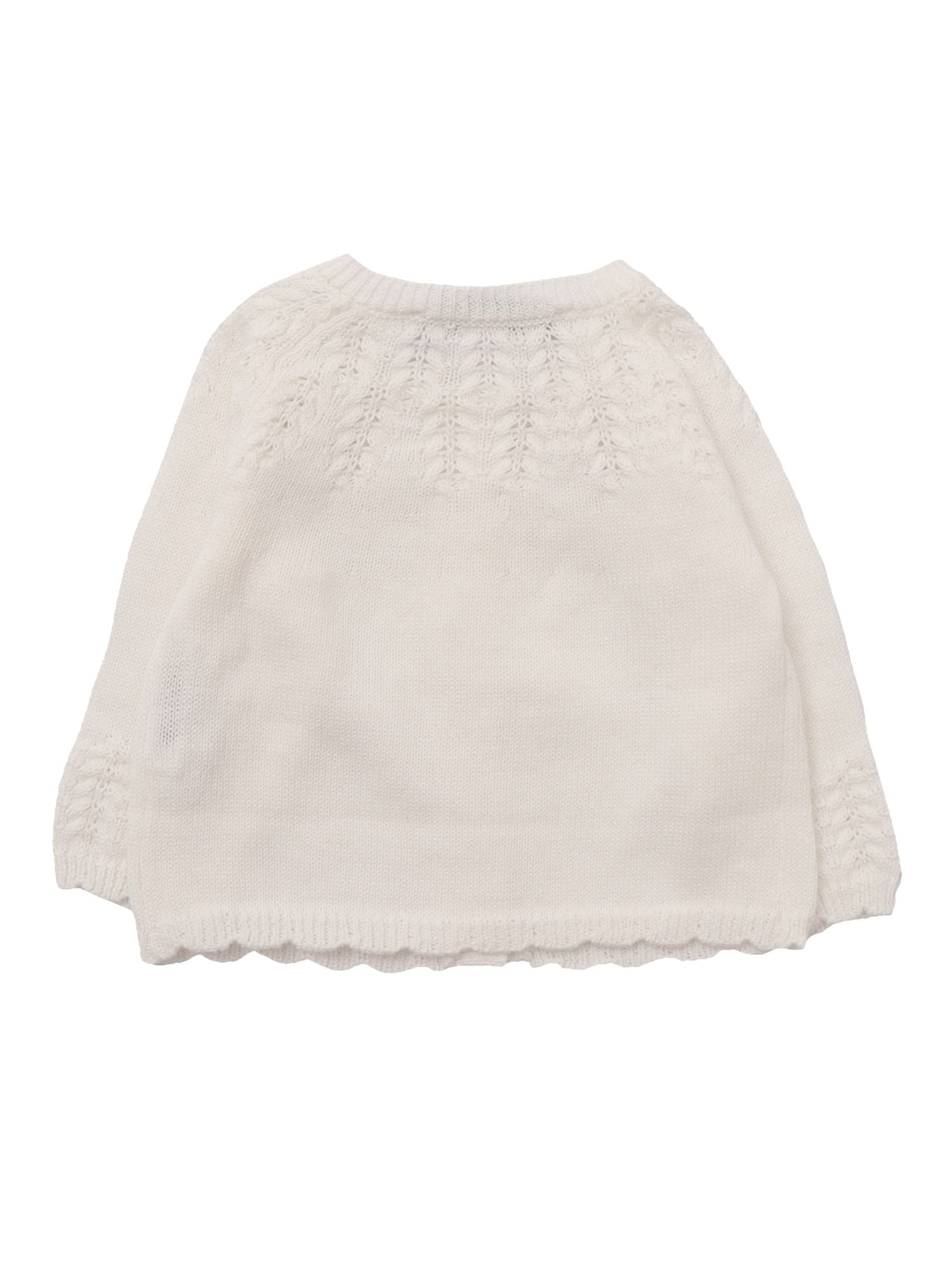 Tartine Et Chocolat Cardigan In White