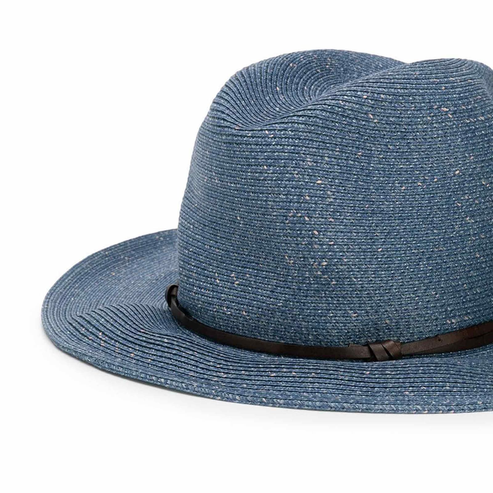 Shop Mc2 Saint Barth Denim Blue Chapeaux Hat
