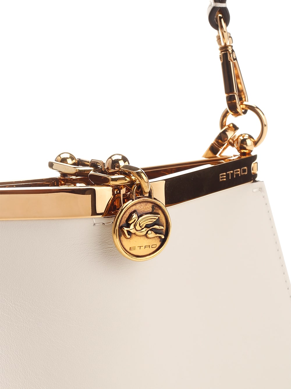 Shop Etro Vela Mini Shoulder Bag In Bianco Ghiaccio