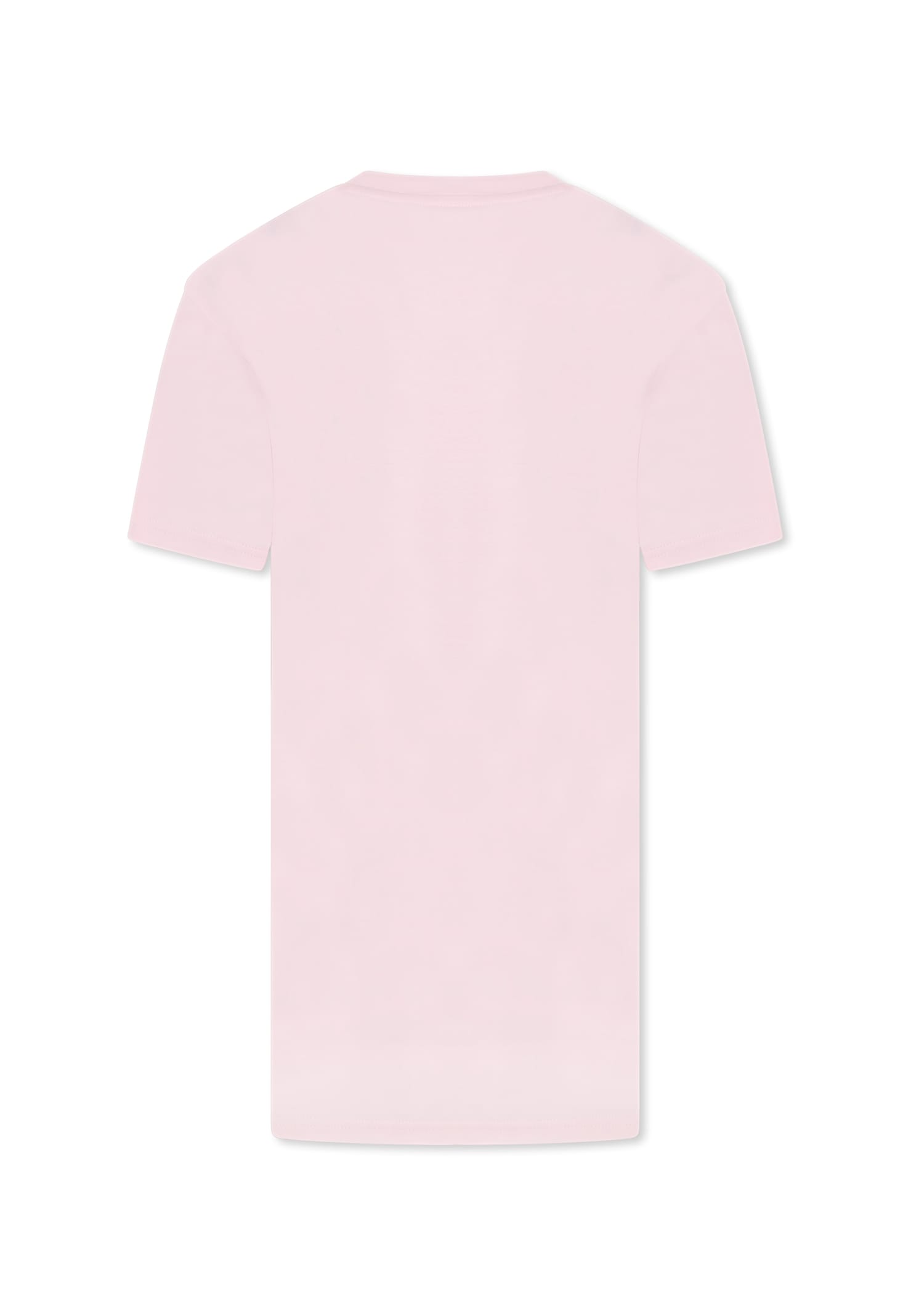 Marc Jacobs Pink Dress For Girl With Bag Print In Pink