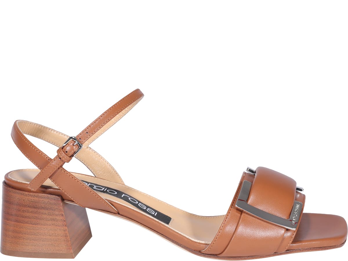 Sergio Rossi Sandals In Brown
