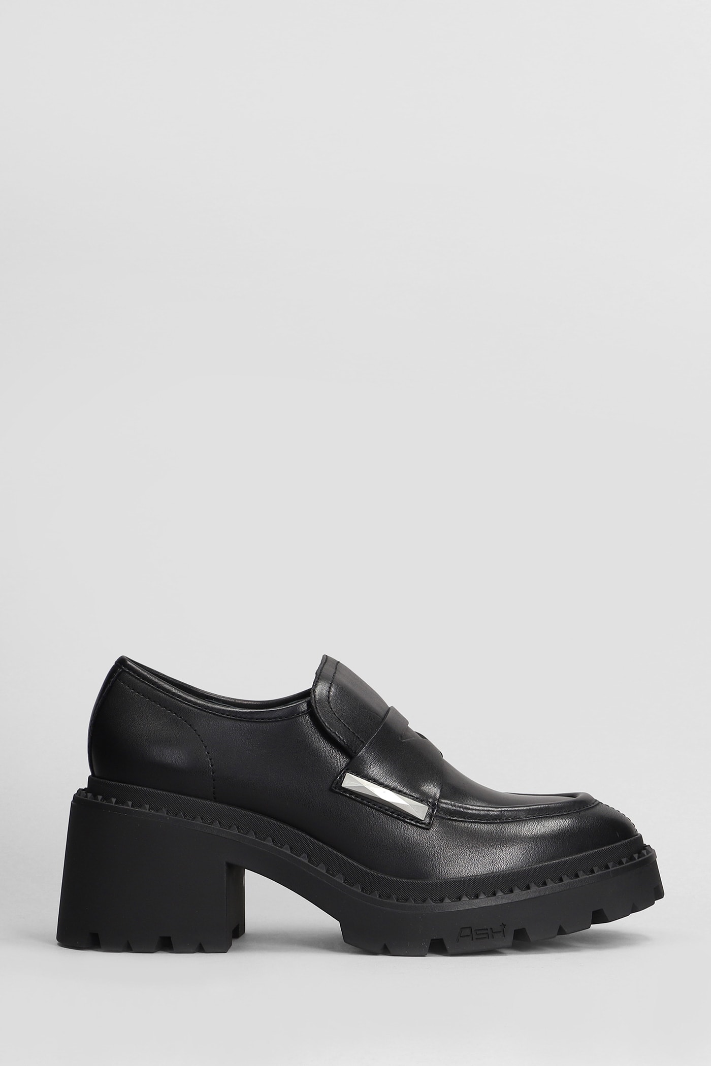 Shop Ash Norton Loafers In Black Leather