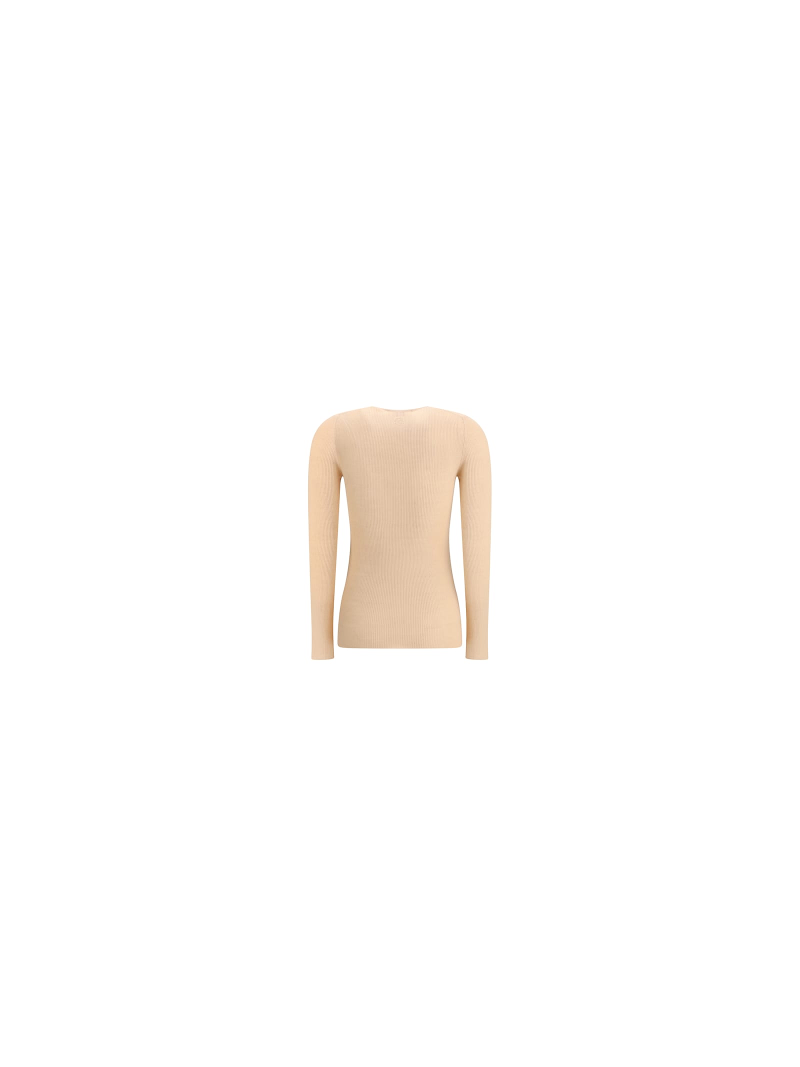 Chloé Chloè Wool Henley Shirt In Pink