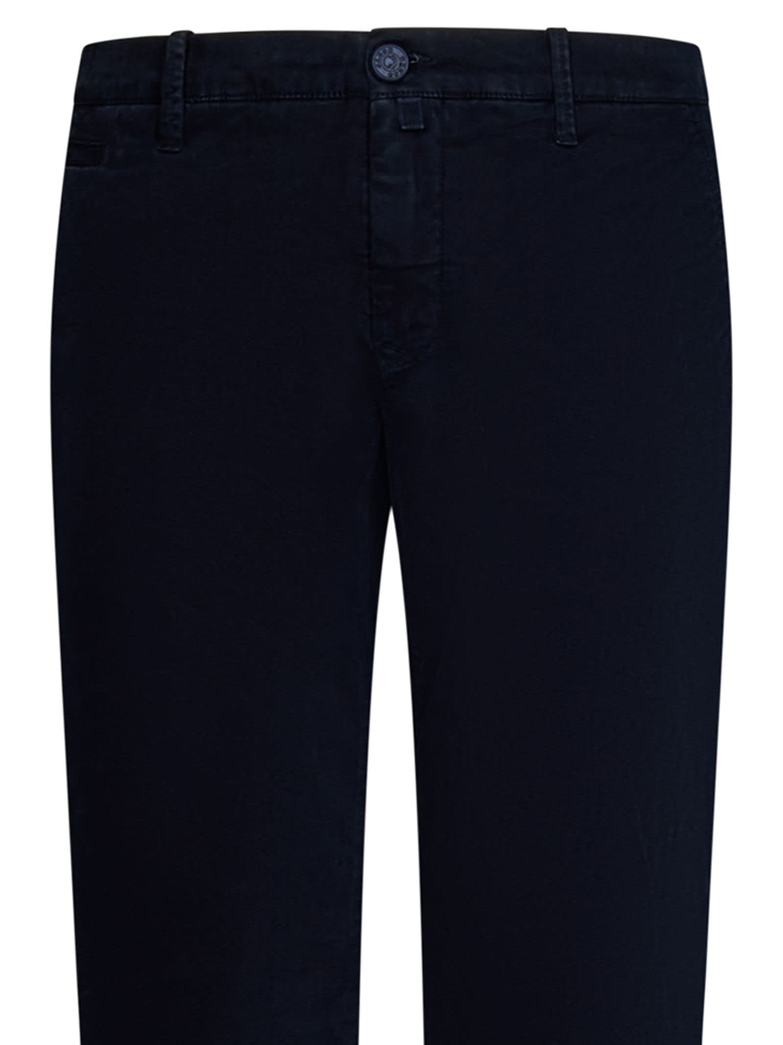Jacob Cohen Trousers In Navy Blue