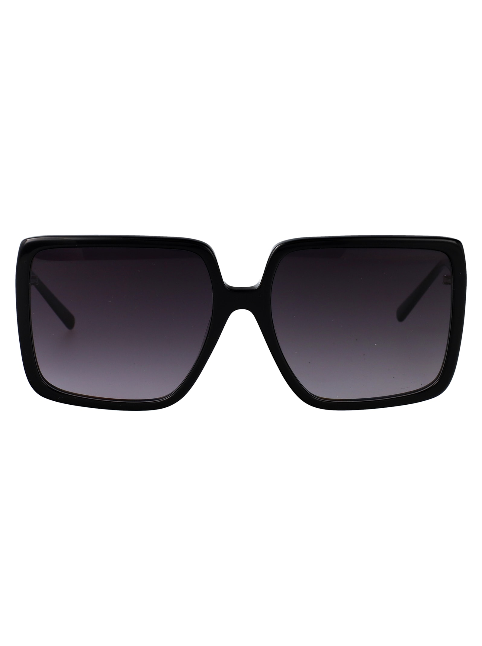Karl Lagerfeld Rectangular Sunglasses Kl6187 S 1 In Black