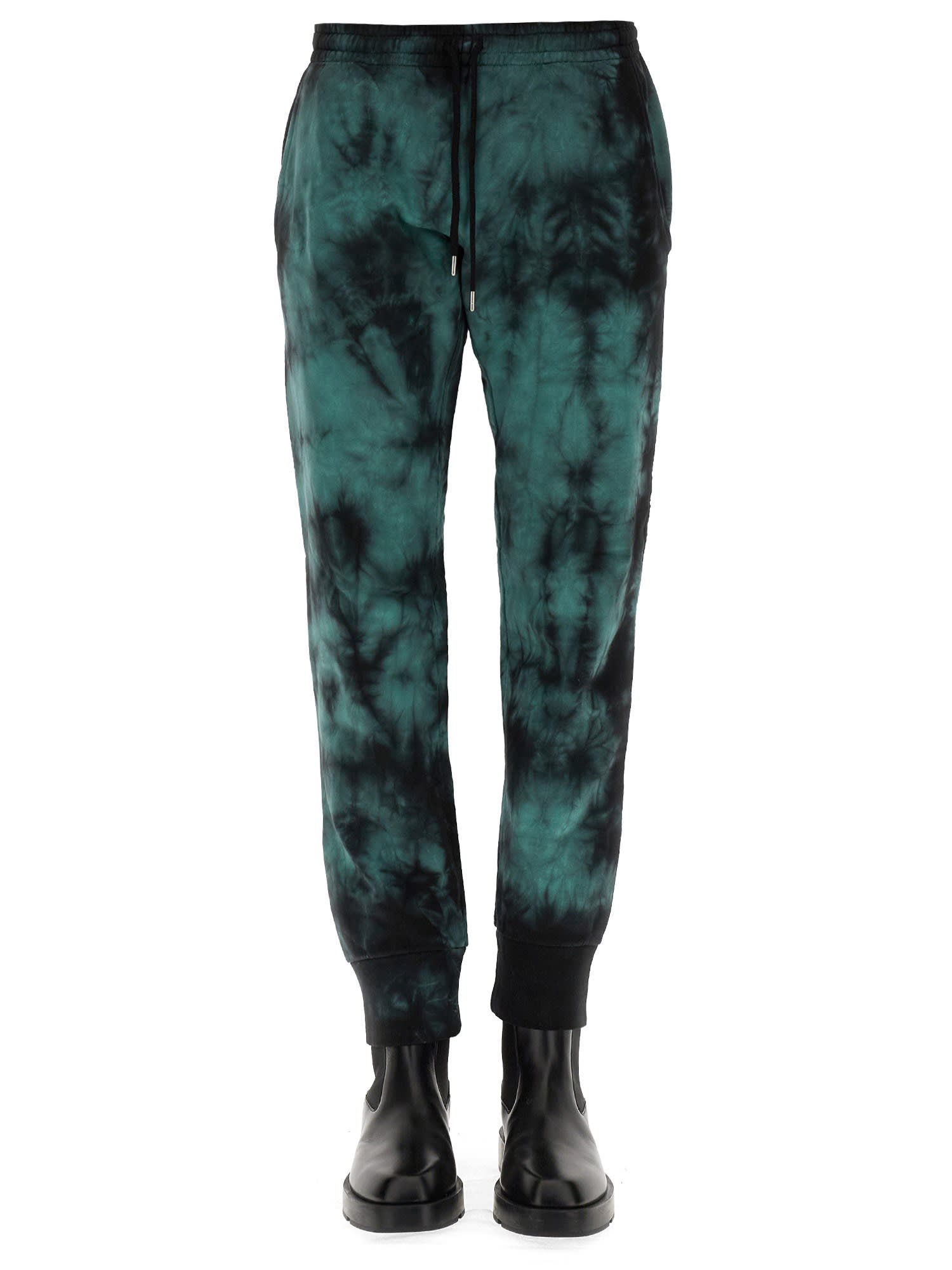 Dries Van Noten Men's Hameo Tie-dye Sweatpants In Verde | ModeSens