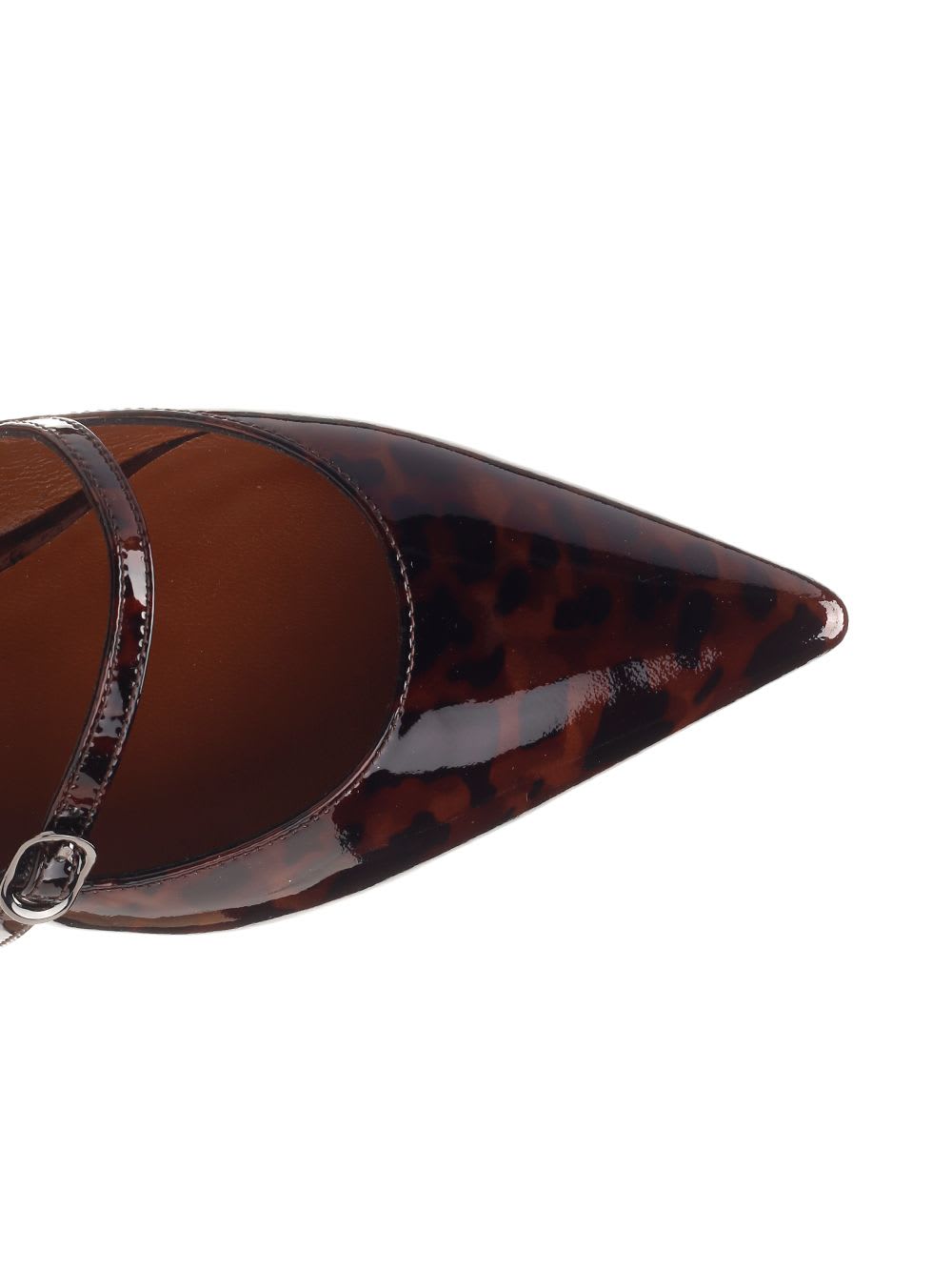 Shop Stuart Weitzman Emilia Mary Jane In Brown