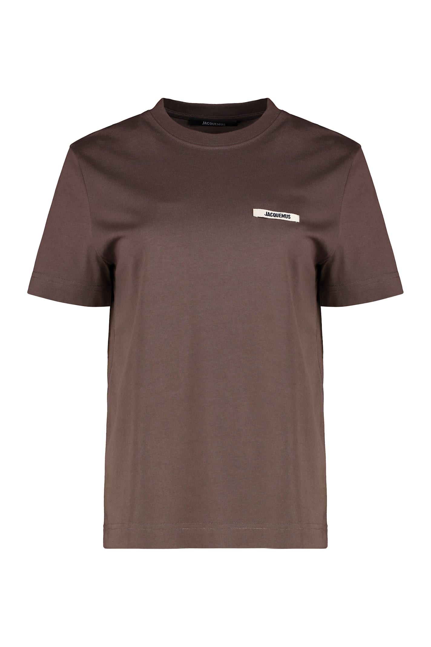 Gros Grain Cotton Crew-neck T-shirt