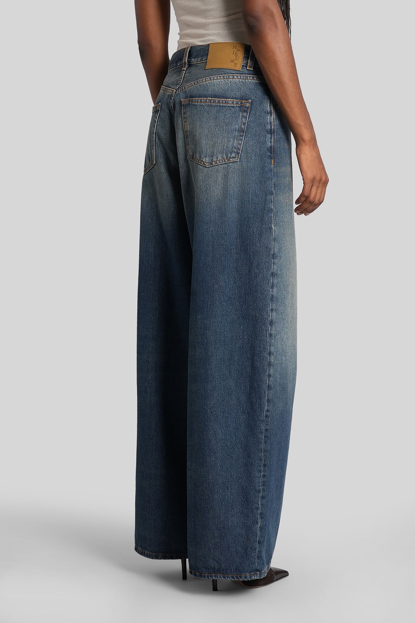 Haikure Star Authentic Dark Wash Jeans Authentic Dark Wash In Blue