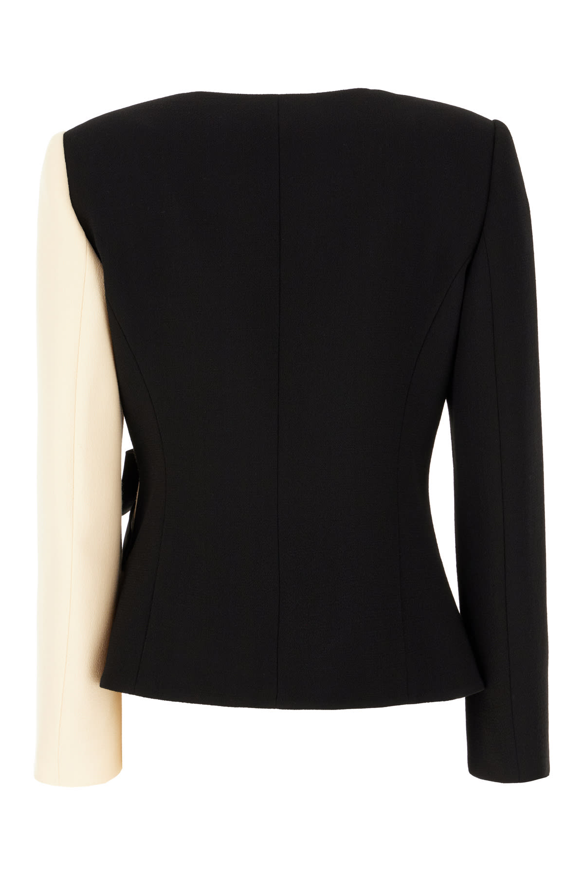 Valentino Two-tone Wool Blazer In Multi