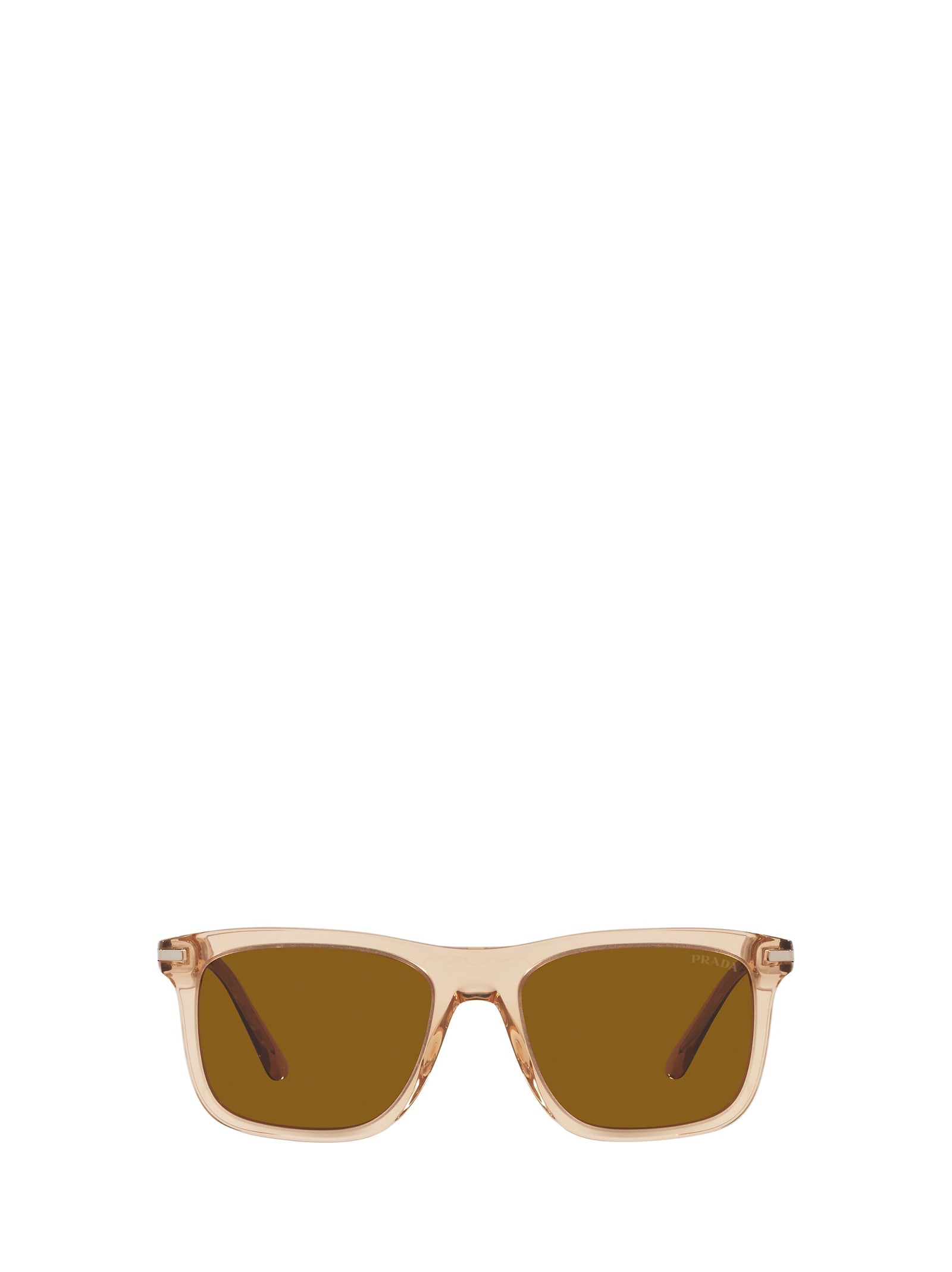 Prada Eyewear Prada Pr 18ws Amber Crystal Sunglasses