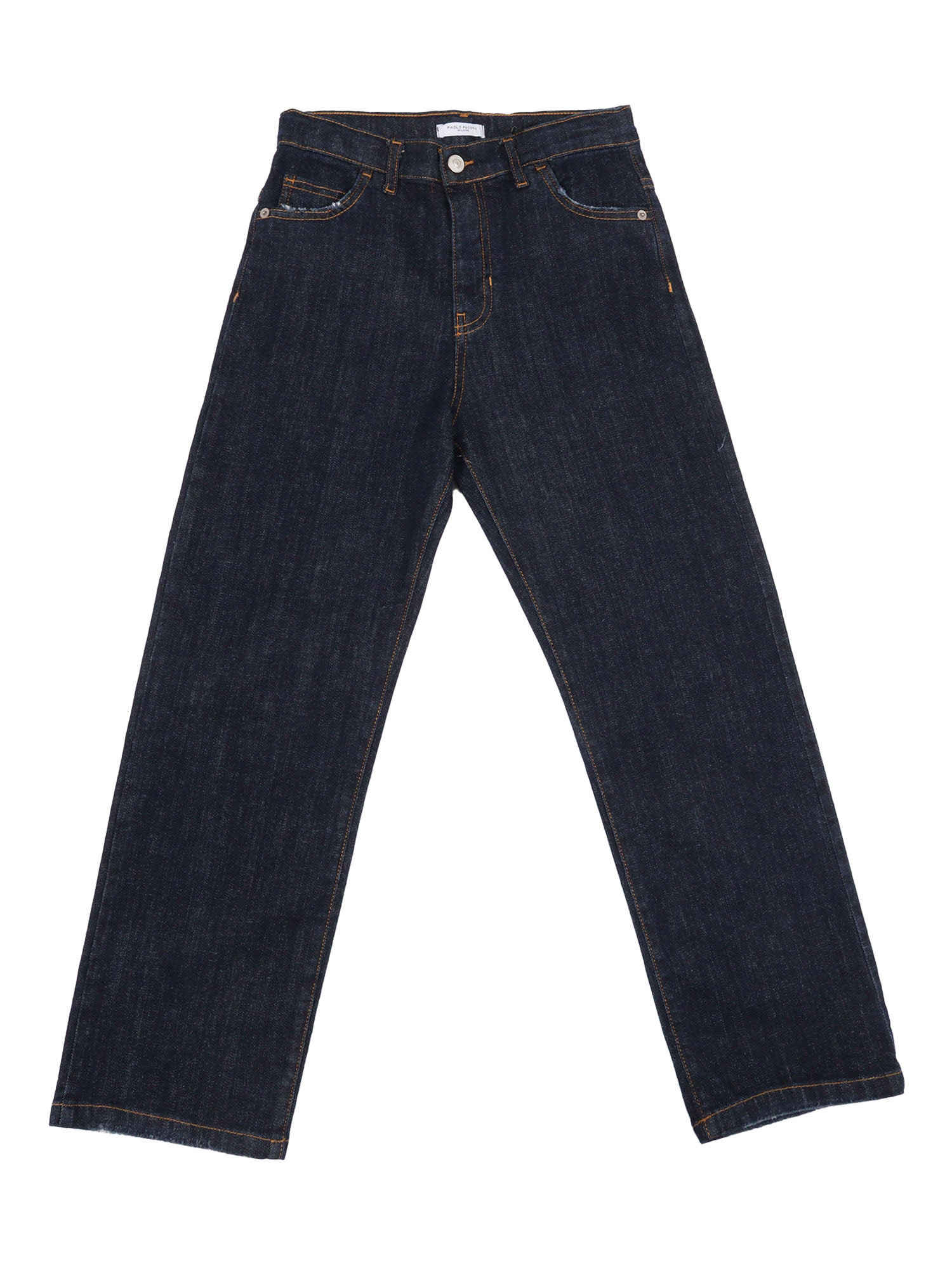 Paolo Pecora Kids' Oversize Fit Sweater In Blue