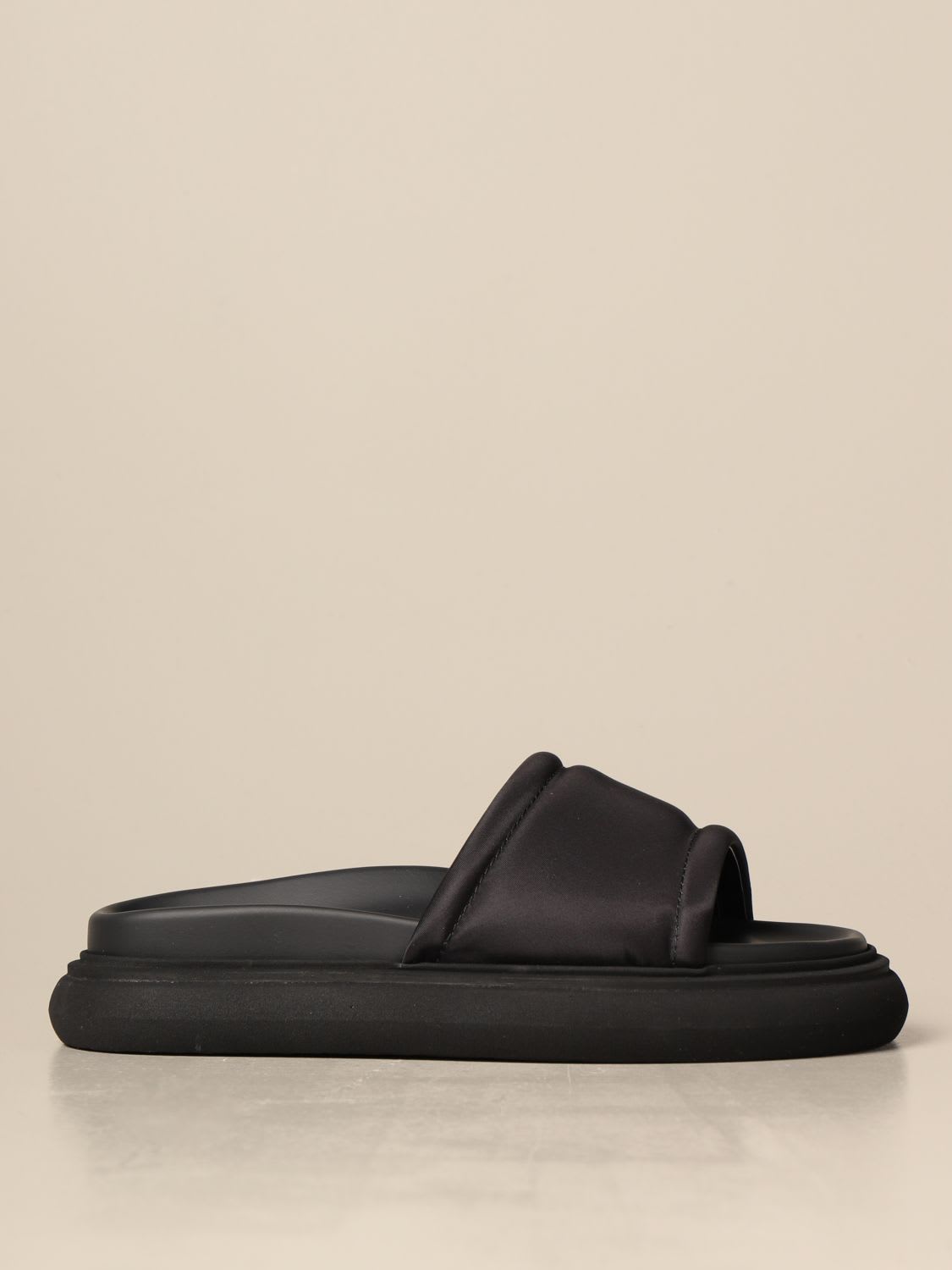 The Attico Flat Sandals The Attico Life At Large Capsule Sandals In Neoprene And Rubber