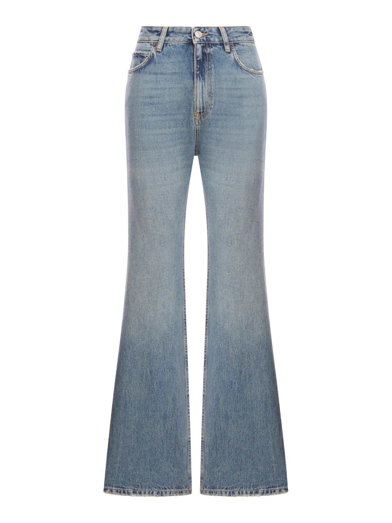 Balenciaga Flared Jeans In Blue