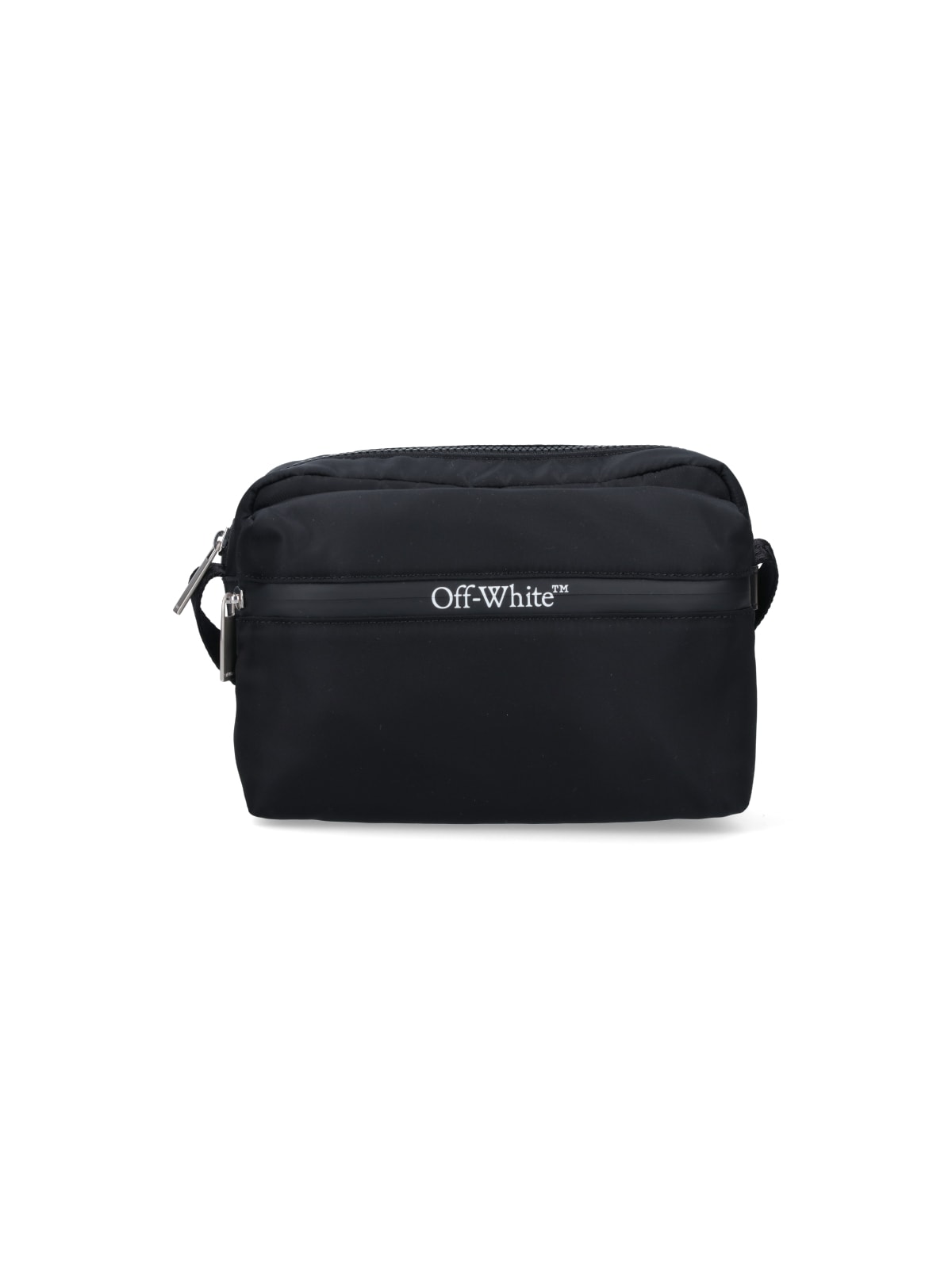 Off-white Black Nylon Outdoor Crossbody Bag