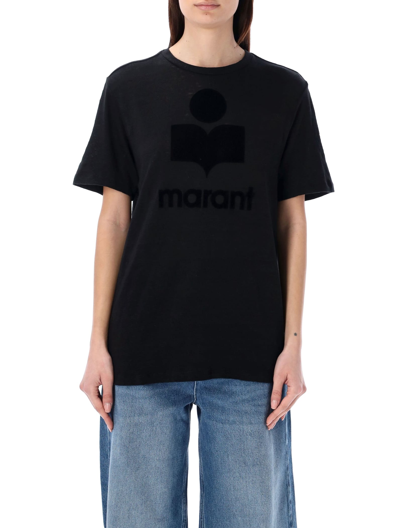 Marant Etoile Zewel T-shirt In Black