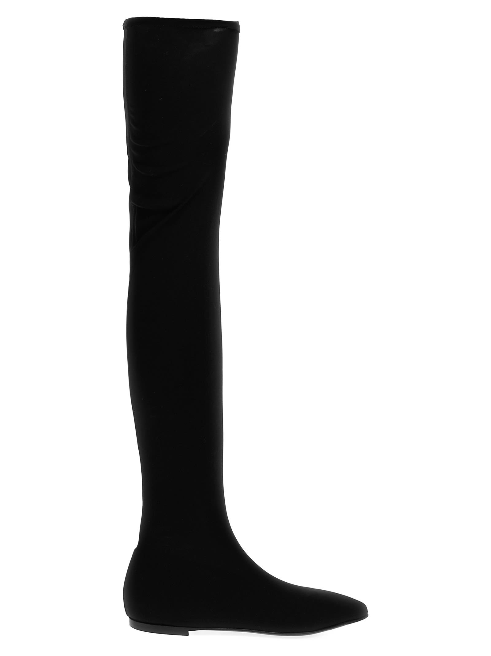 DOLCE & GABBANA OVER-THE-KNEE JERSEY BOOTS