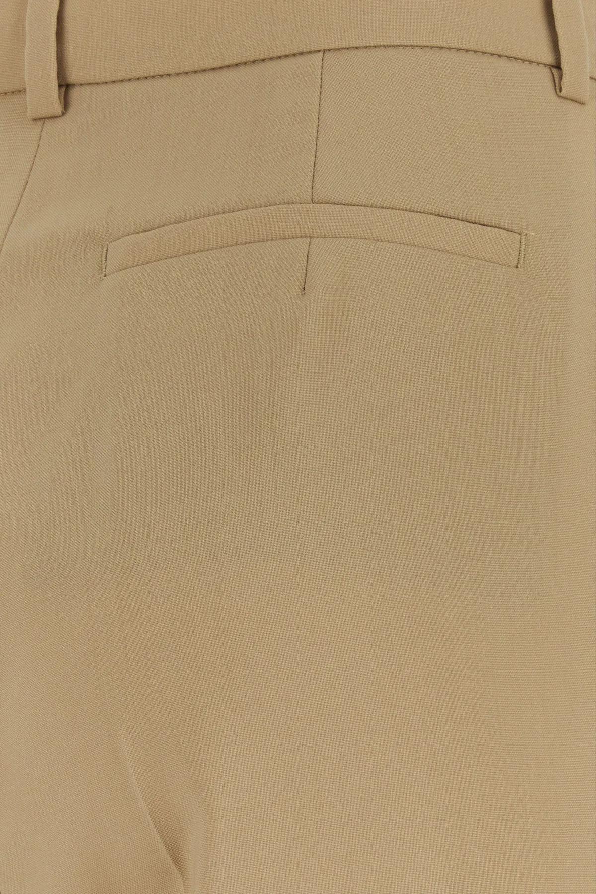 Shop Sportmax Beige Wool Hangar Pant In C