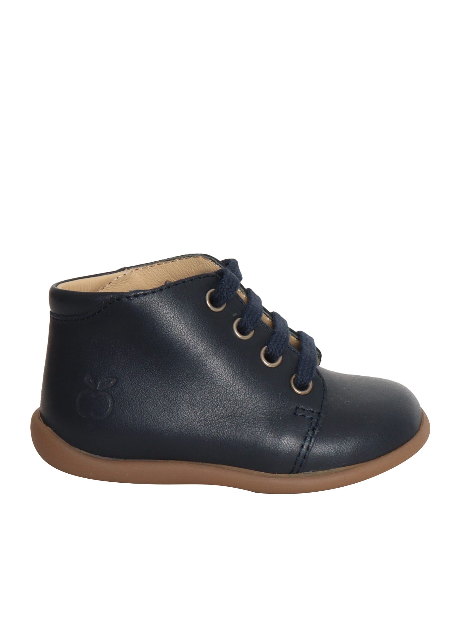 Shop Pom D'api First Step High Sneakers In Blue