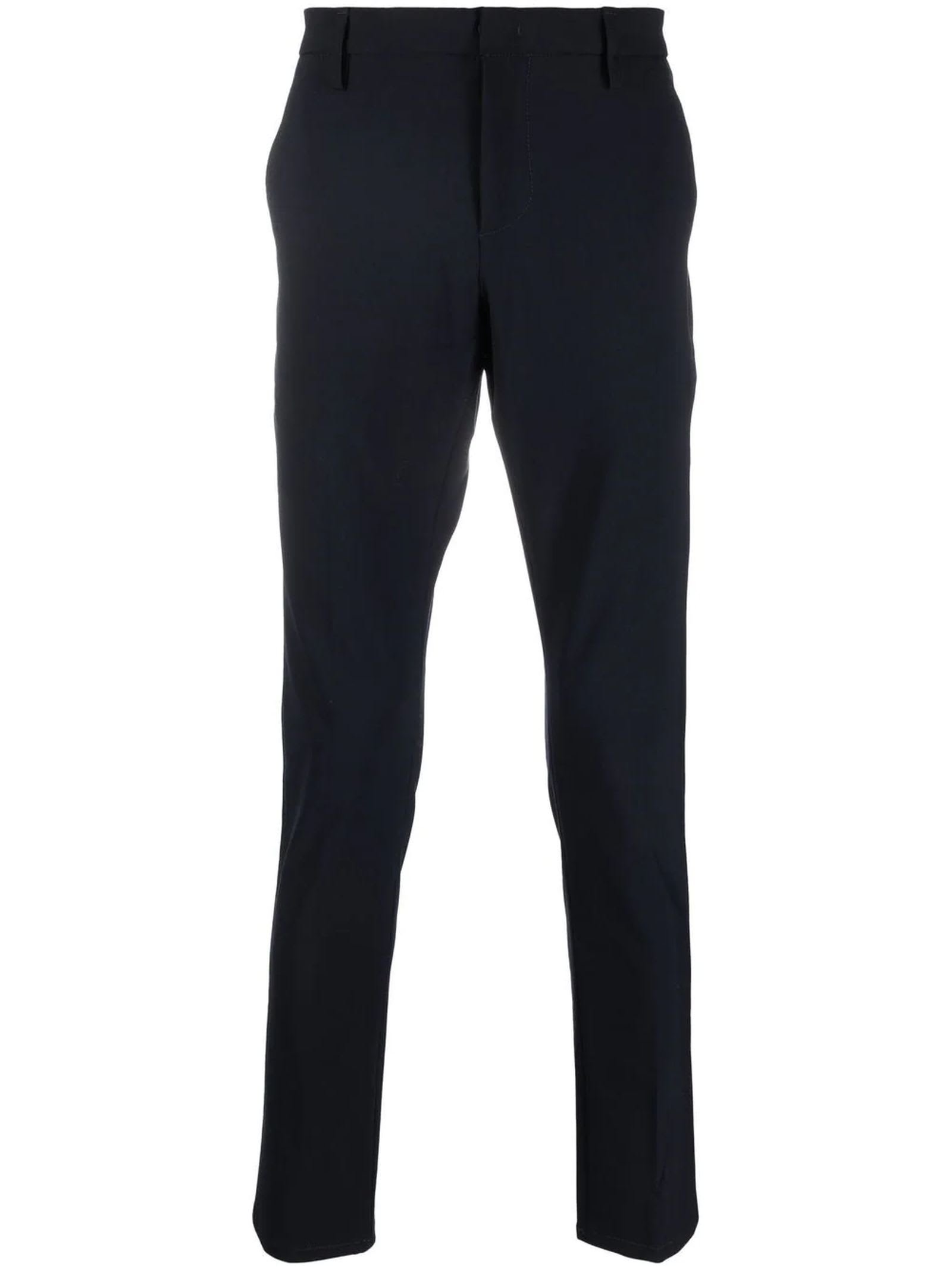 Dondup Navy Blue Tailored Trousers