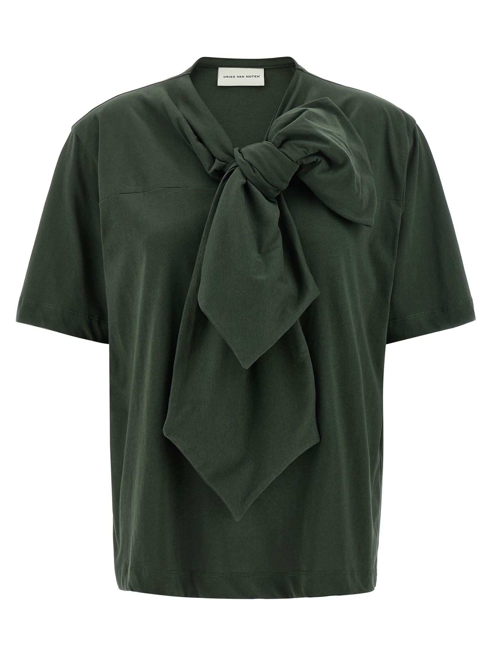 Dries Van Noten Short-sleeved T-shirt In Green