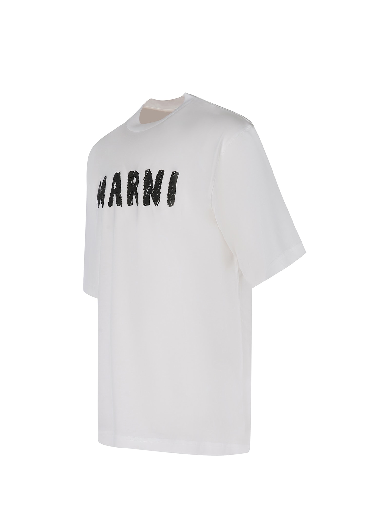 Shop Marni T-shirt  Made Of Cotton In White