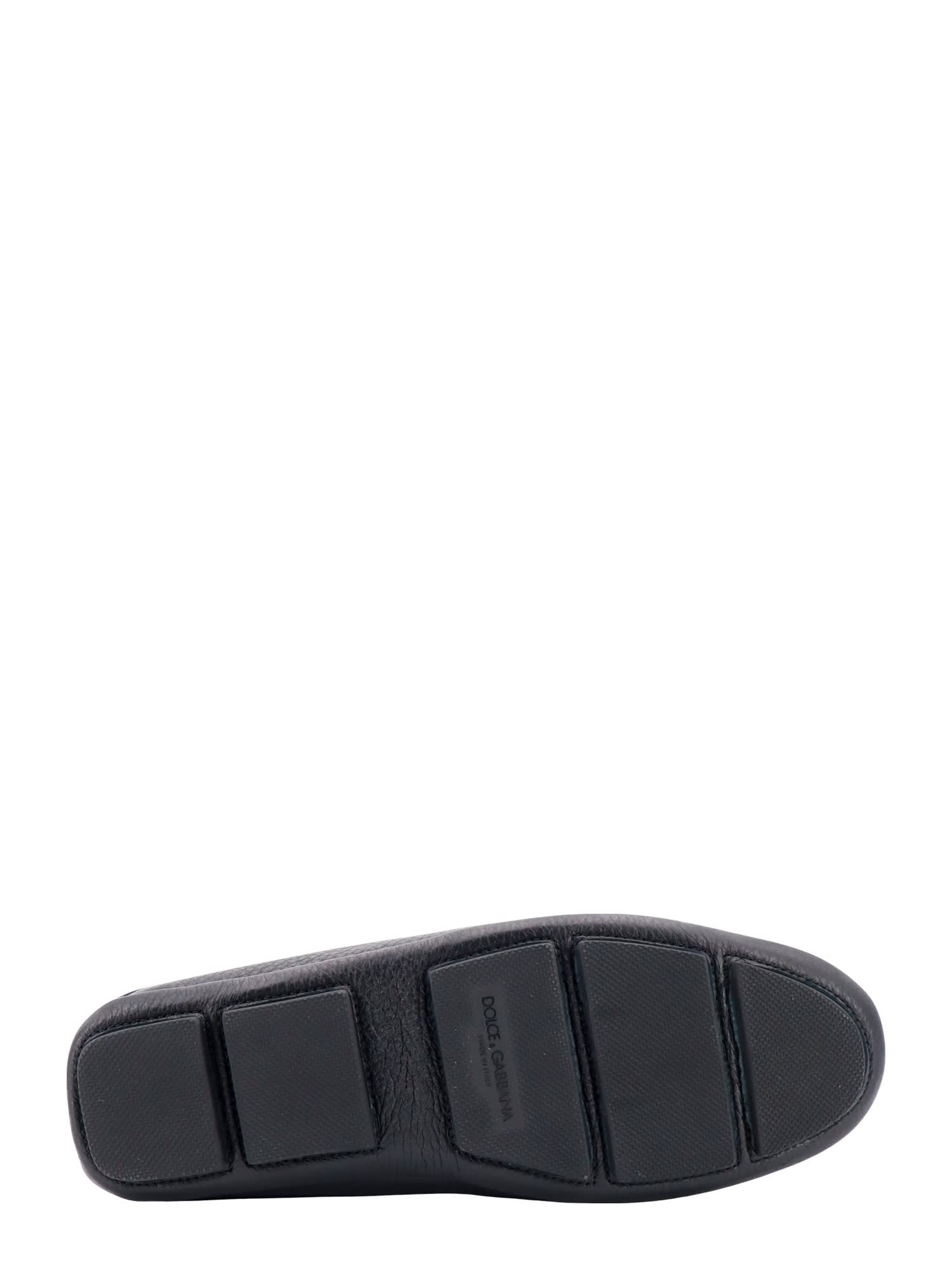 Shop Dolce & Gabbana Driver Loafer In Black