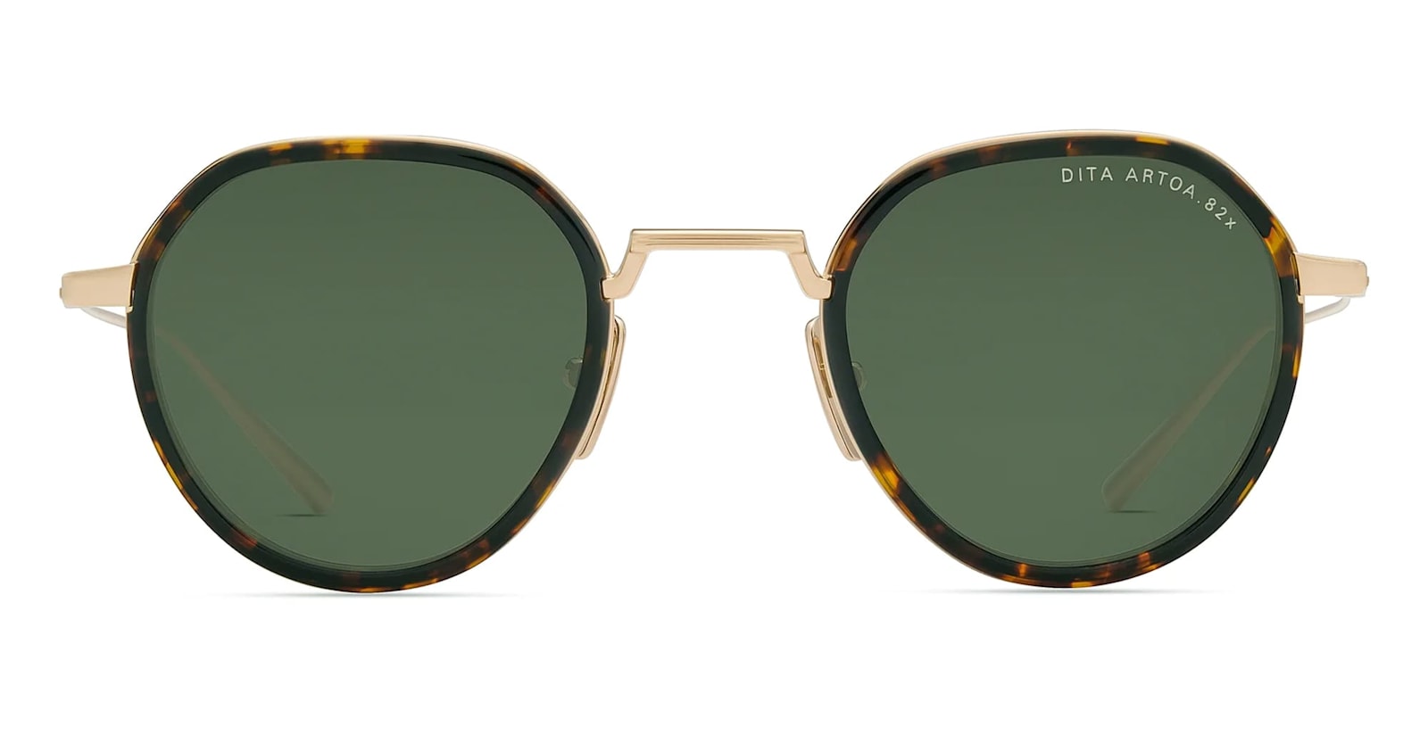 Dita Artoa.82x - White Gold / Dark Tortoise Sunglasses