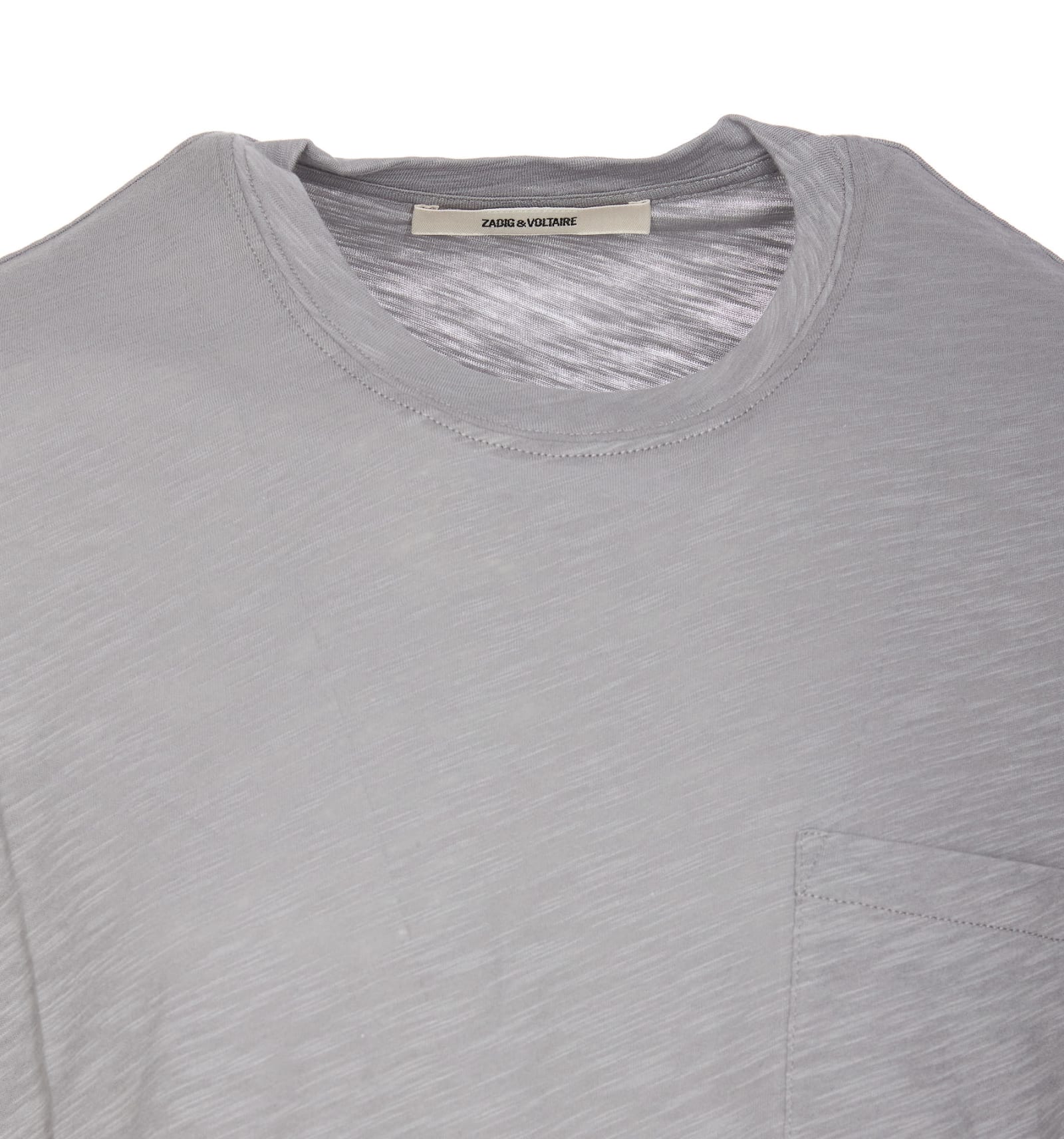 Shop Zadig &amp; Voltaire Stockholm Flamme T-shirt In Grey
