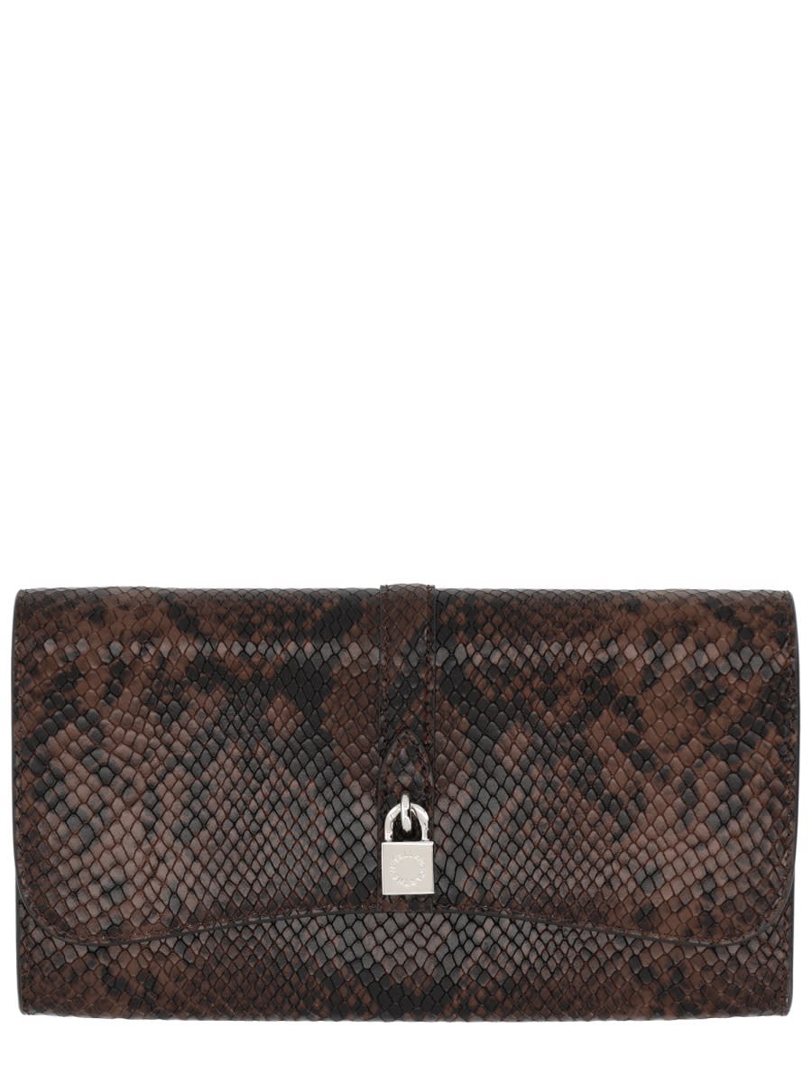 Stella Mccartney Flap Ryder Bag In Brown