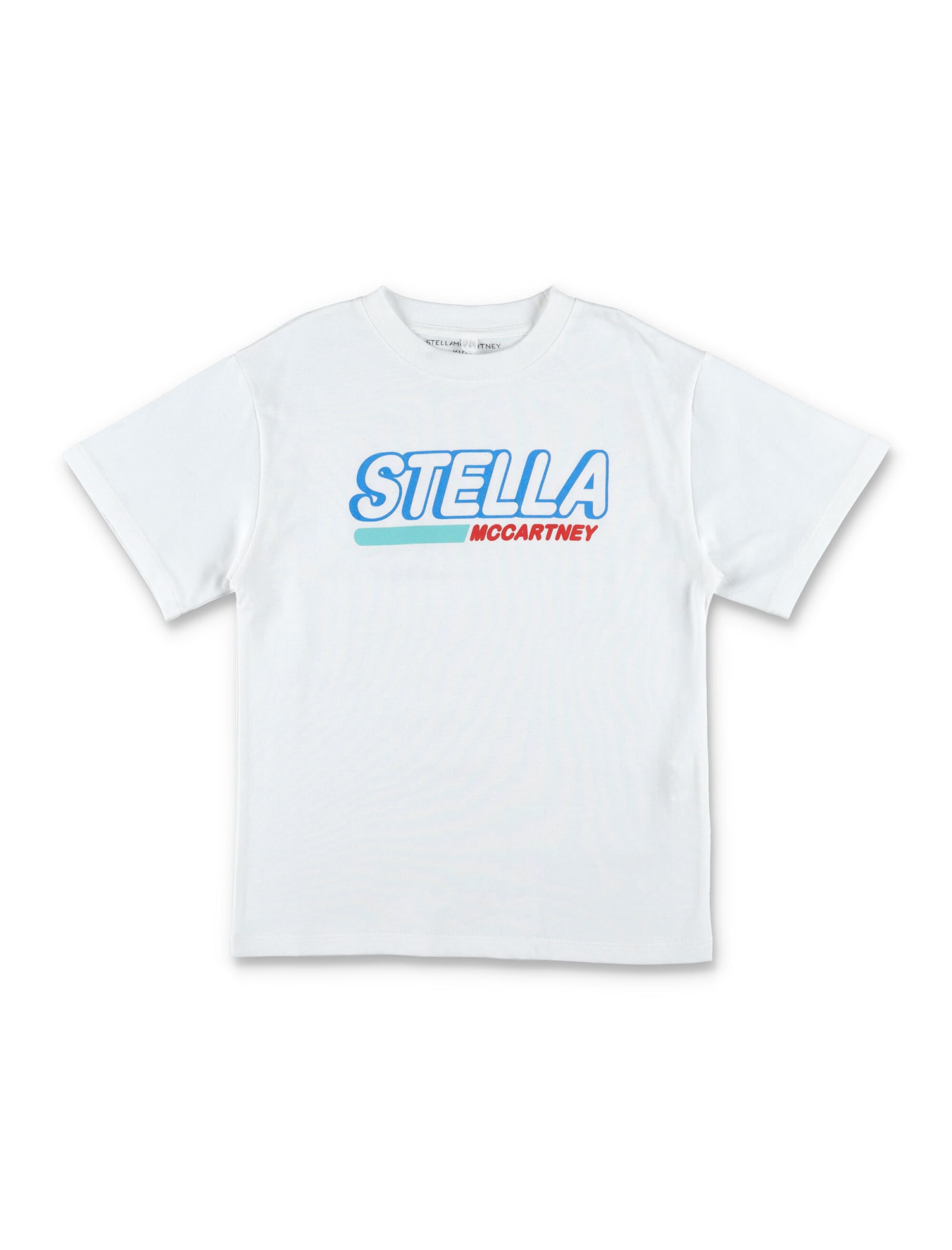 Shop Stella Mccartney Logo T-shirt In White