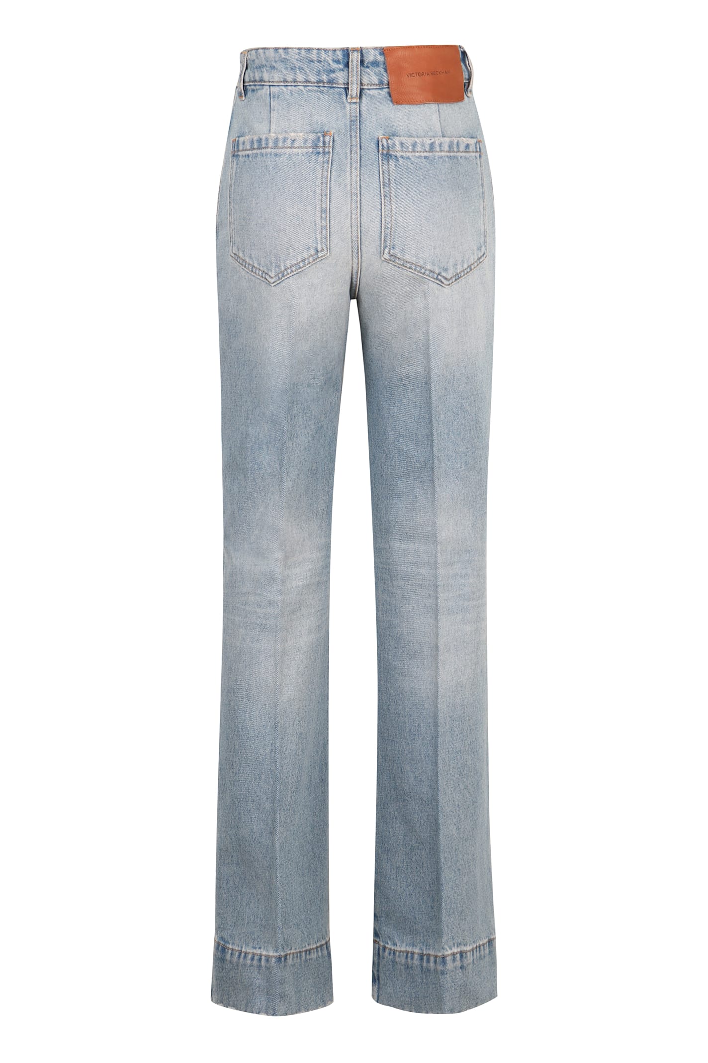 VICTORIA BECKHAM ALINA HIGH-RISE FLARED JEANS 