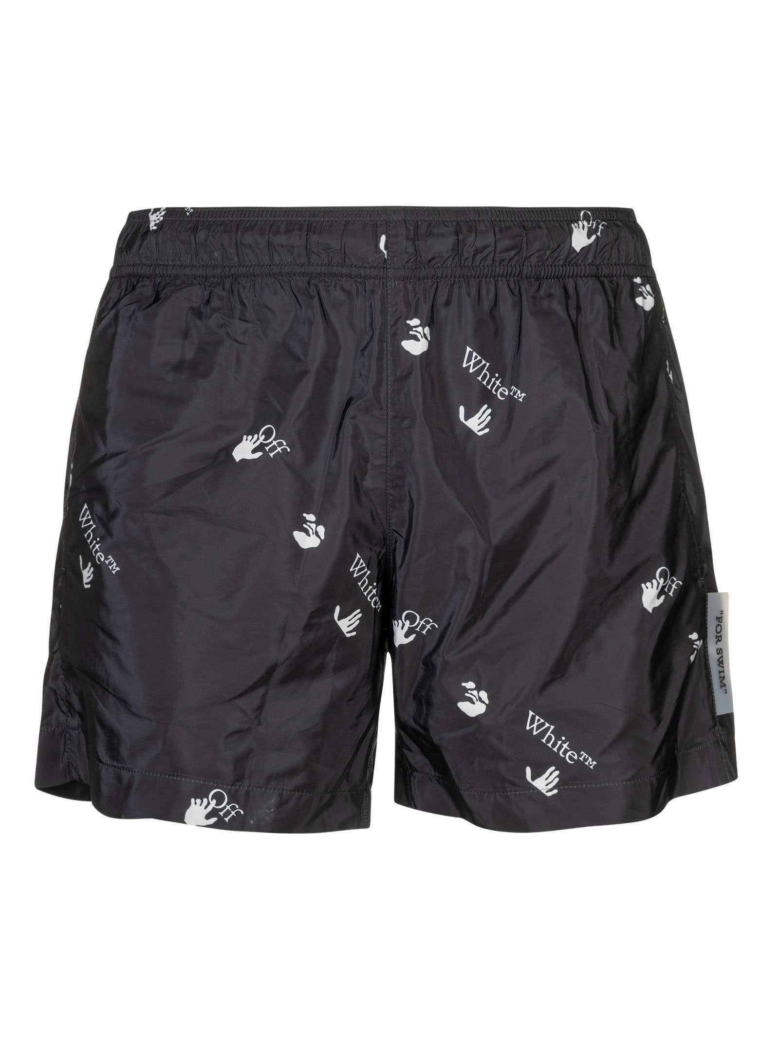 Off-White Ow All-over Swim Shorts