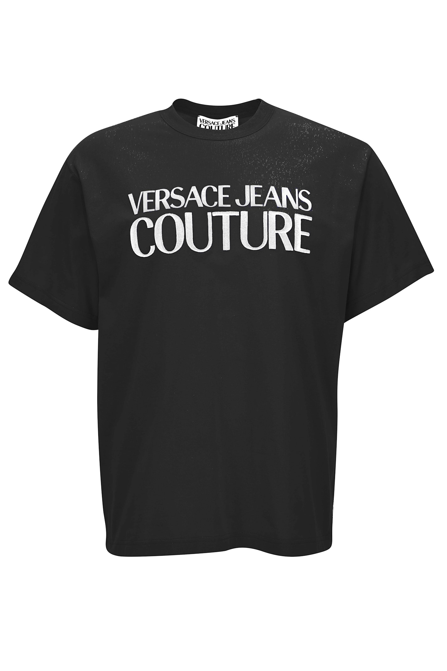 Versace Jeans Couture T-shirt With Logo In Black