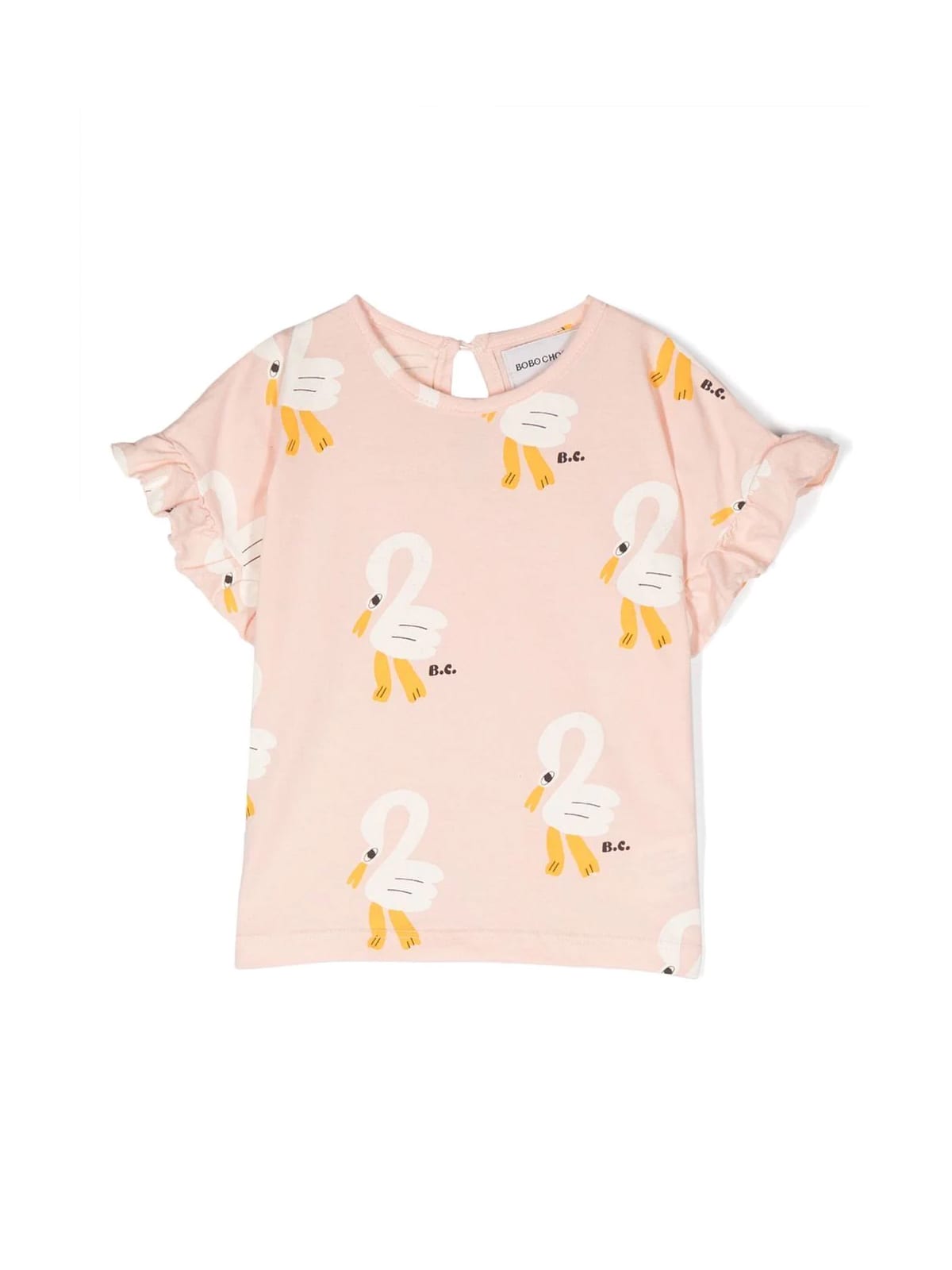 Shop Bobo Choses Pelican All Over Ruffle T-shirt In Multi