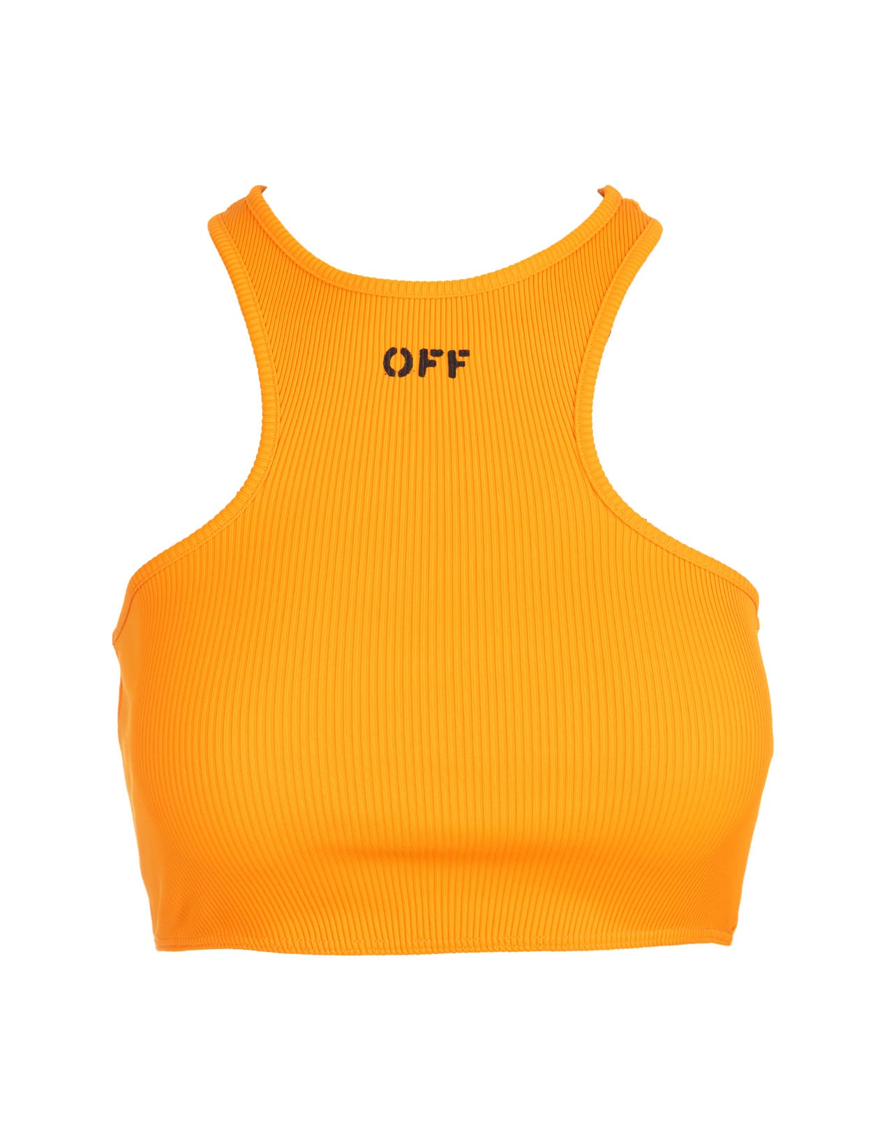 Off-White Orange Basic Rowing Top