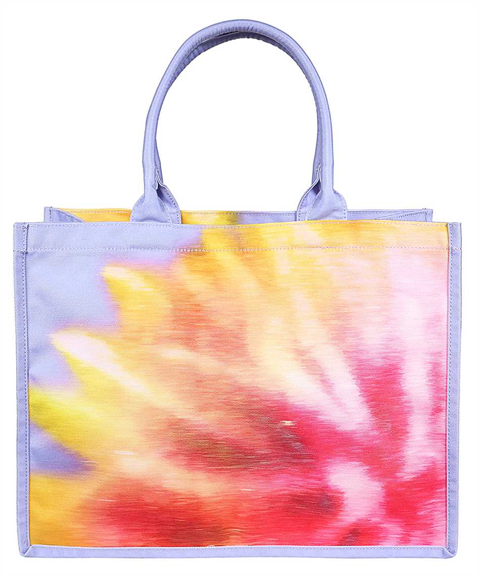 Msgm Logo Detail Tote Bag In Multi